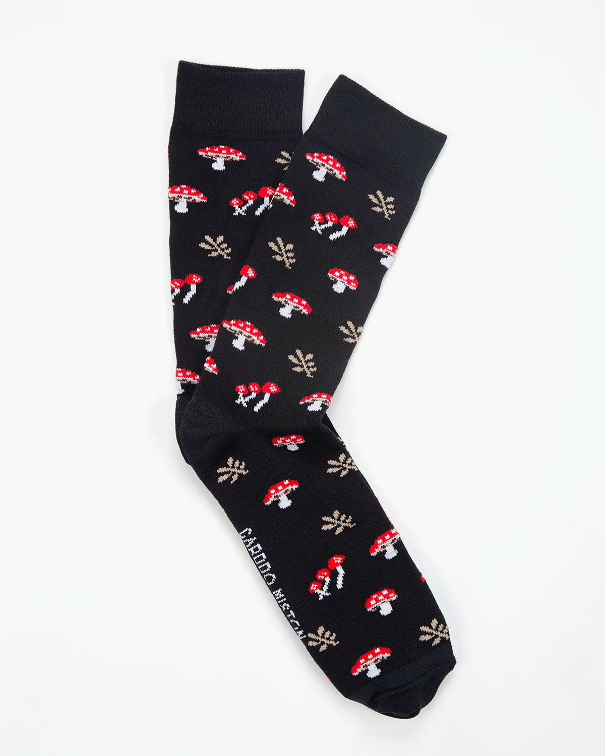 Medias Algodón Estampado Hongos