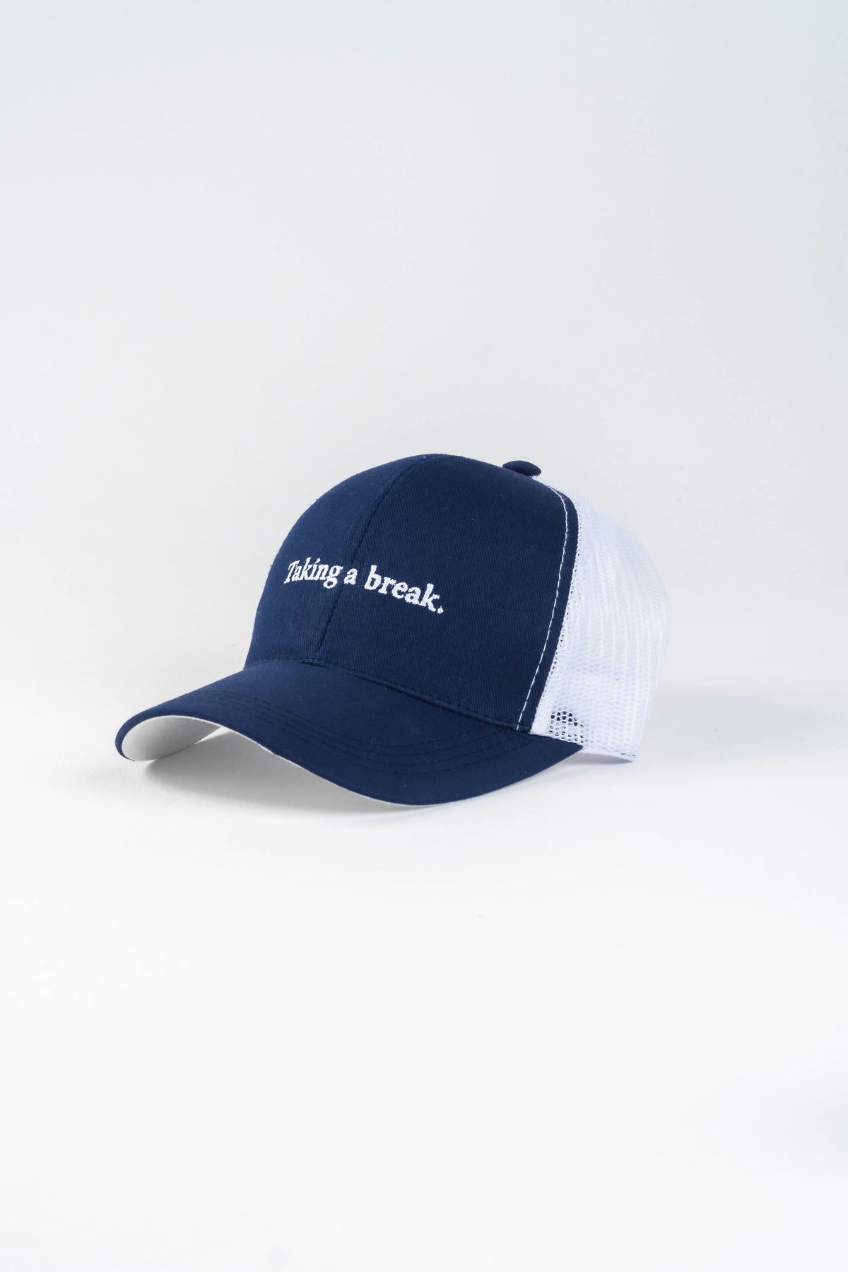 GORRA BORDADO ALGODÓN AZUL OSCURO_06005