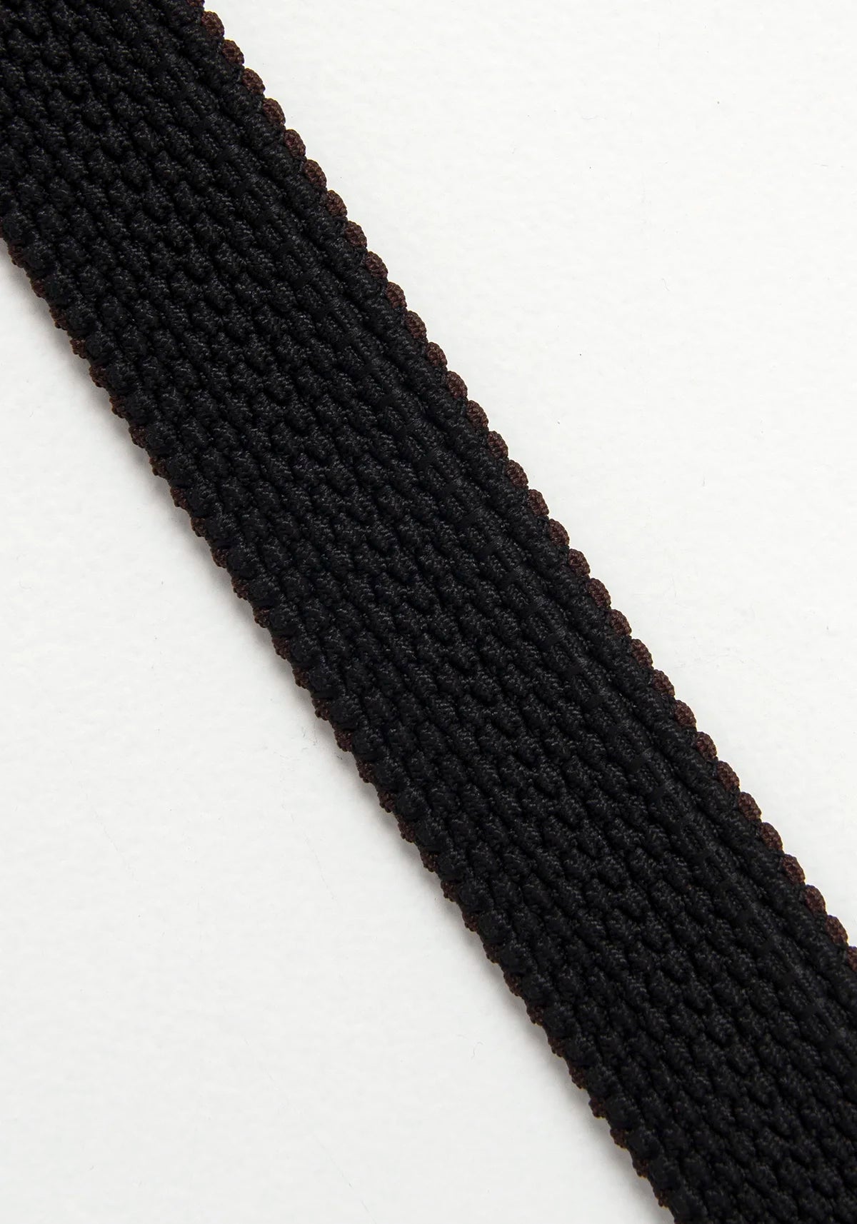Cinturón Reversible Elástico Negro - Chocolate