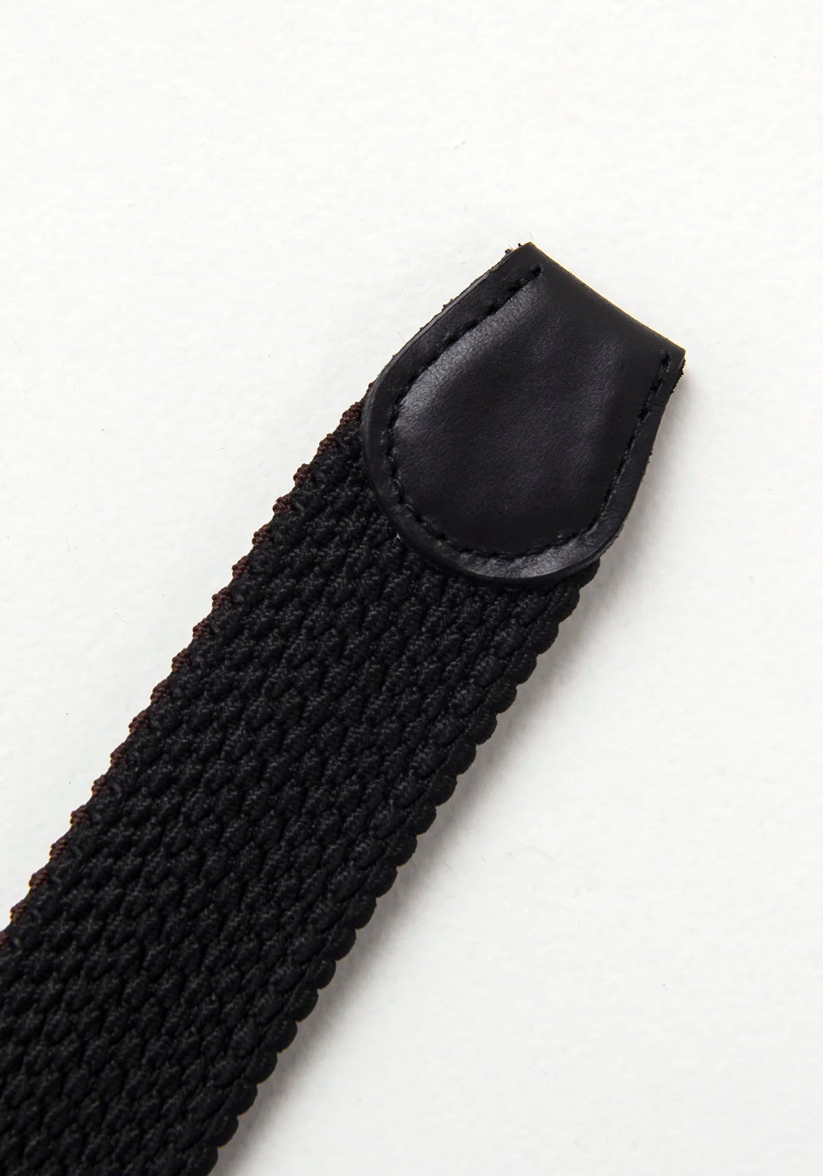 Cinturón Reversible Elástico Negro - Chocolate