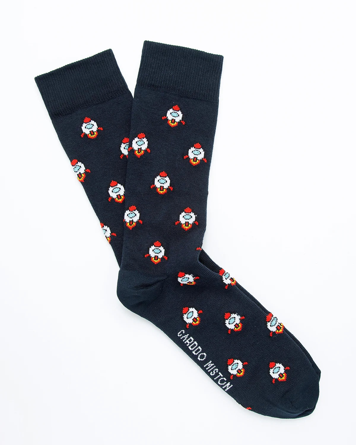 Medias Algodón Estampado Cohetes