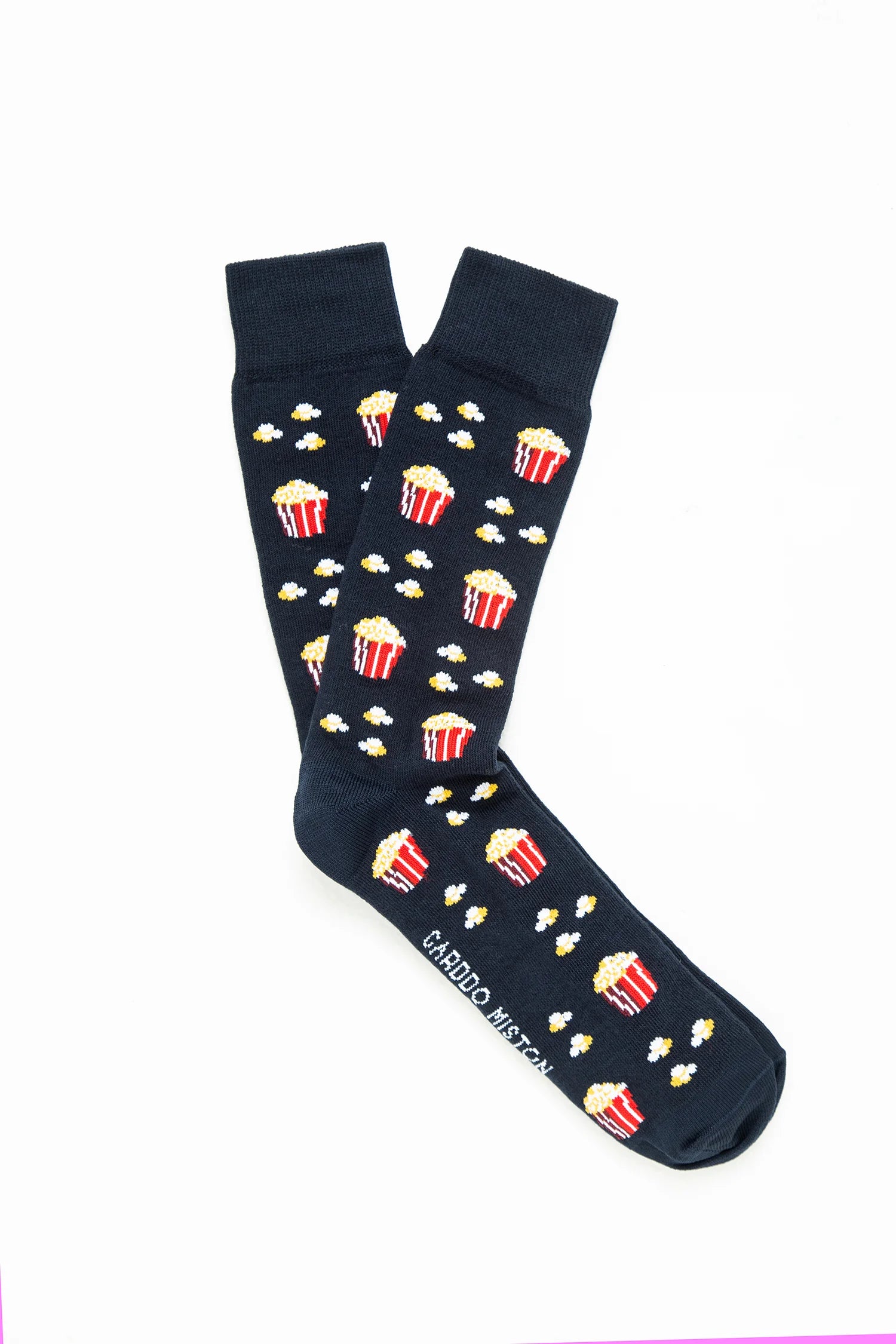 Medias Algodón Estampado Crispetas - Fondo Azul