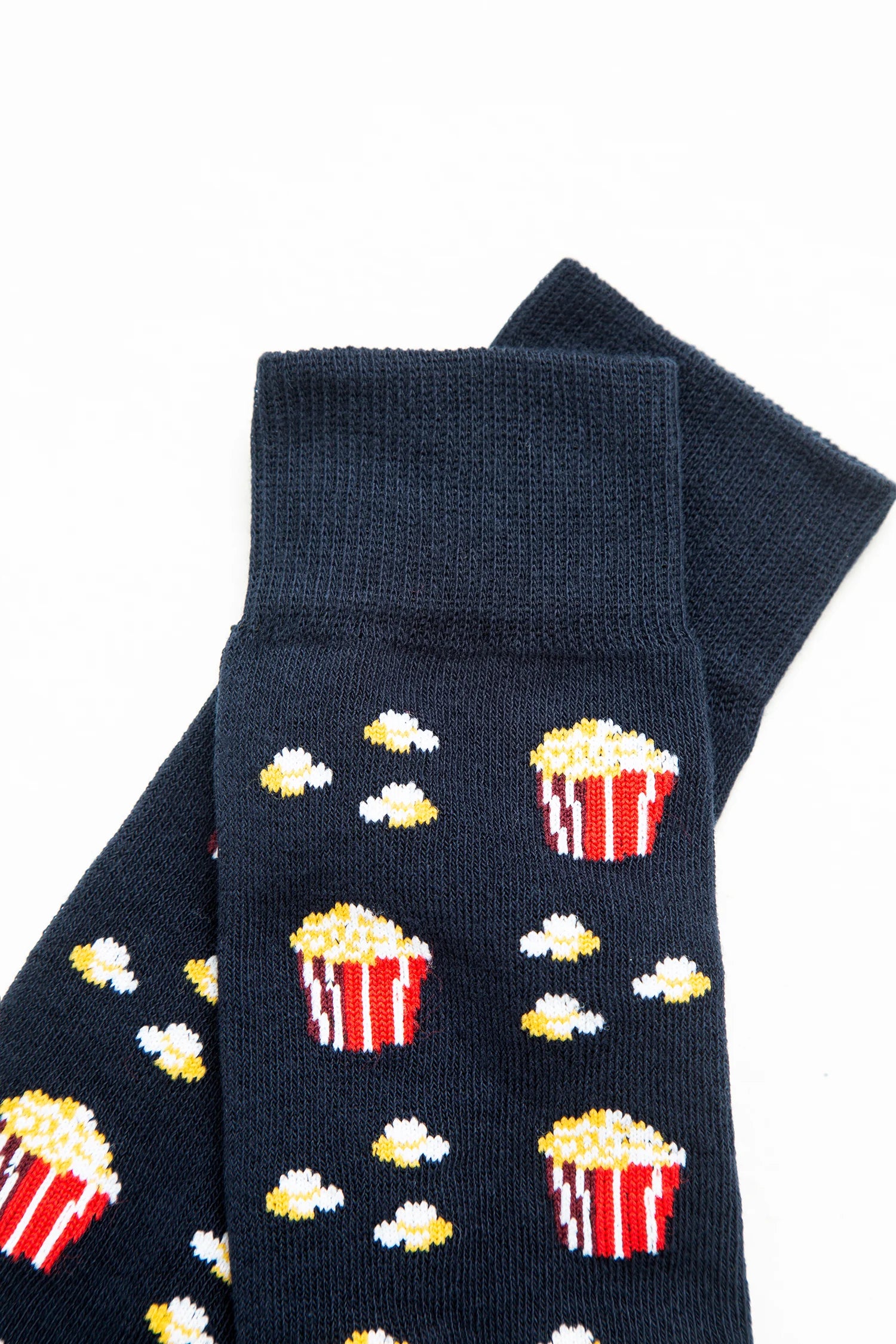 Medias Algodón Estampado Crispetas - Fondo Azul