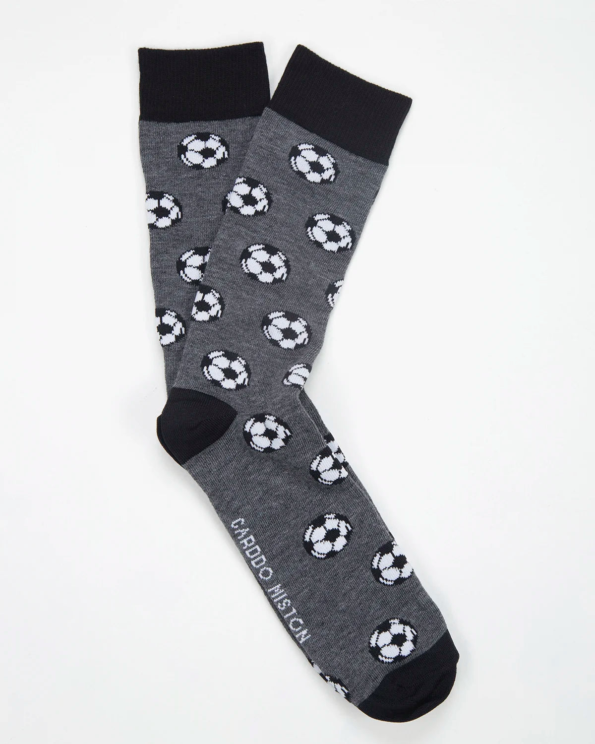 Medias Algodón Estampado Balón Fútbol