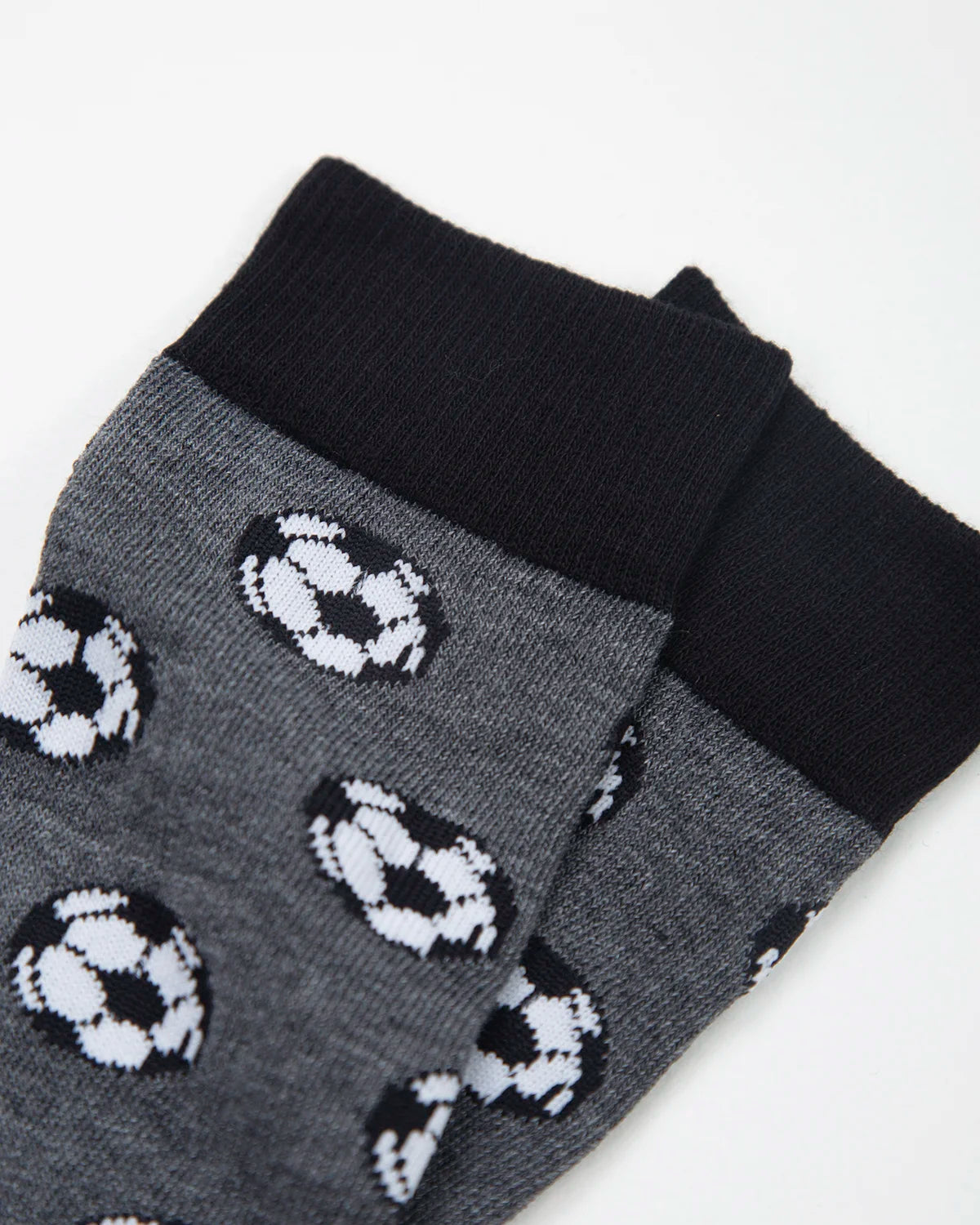 Medias Algodón Estampado Balón Fútbol