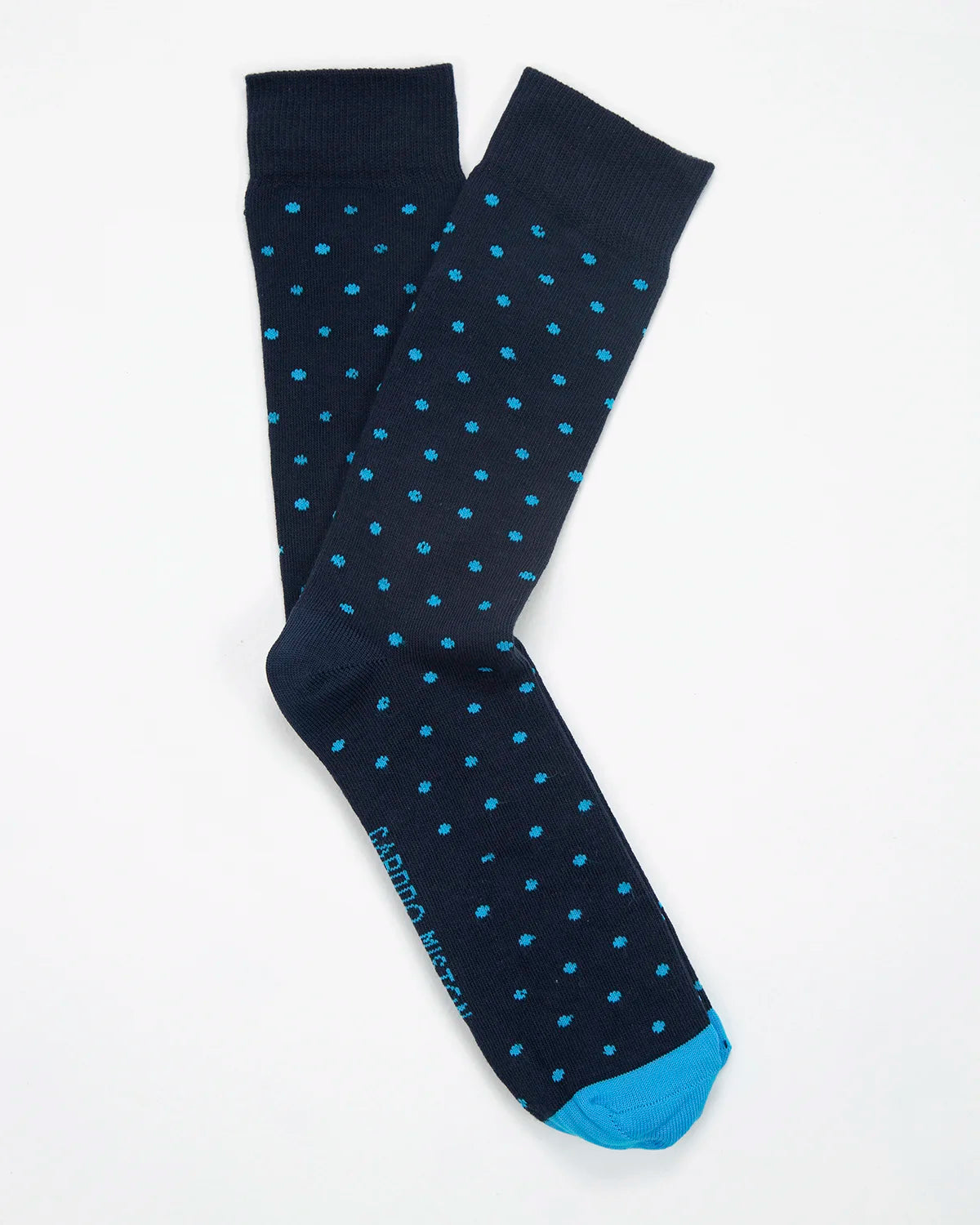 Medias Algodón Lunares Azules