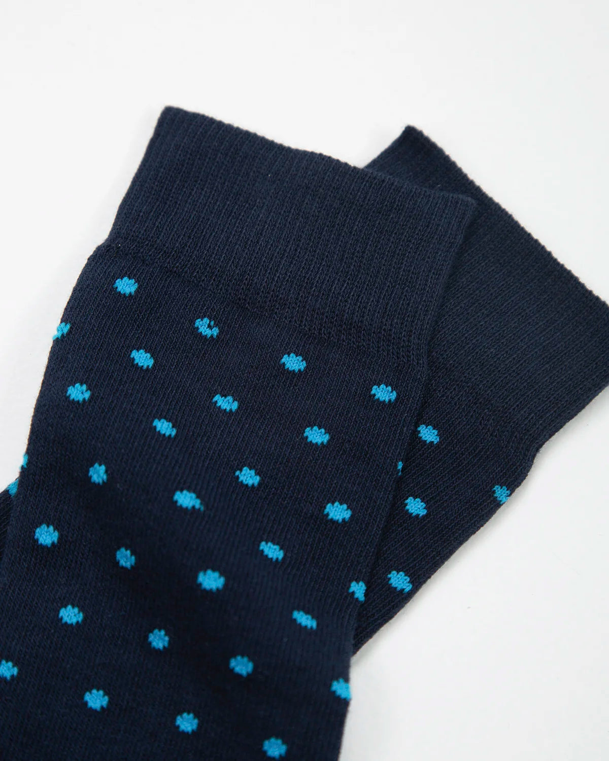Medias Algodón Lunares Azules