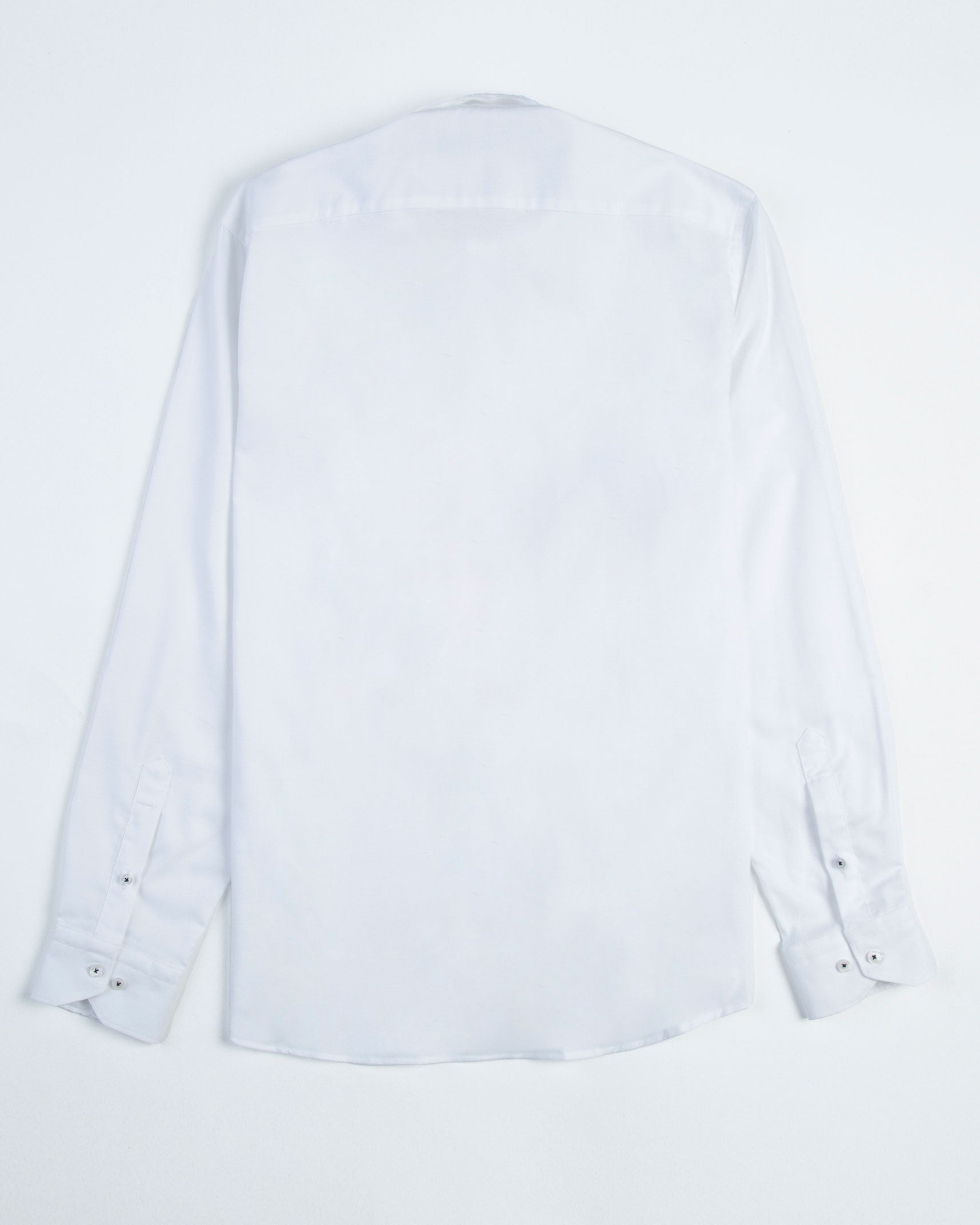 CAMISA OXFORD BOTÓN CONTRASTE ALGODÓN BLANCO_01431