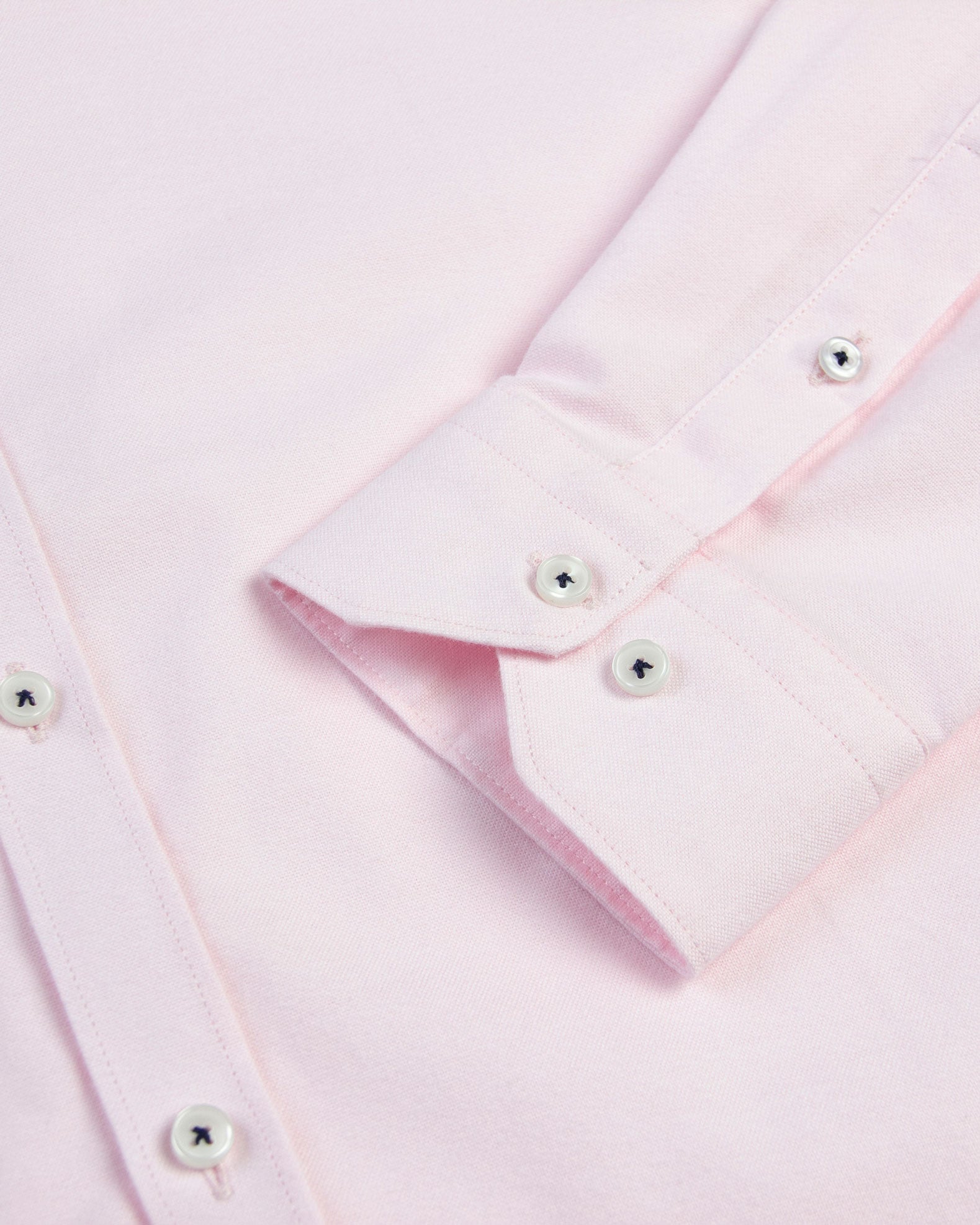 CAMISA OXFORD BOTÓN CONTRASTE ALGODÓN PALO DE ROSA_01383