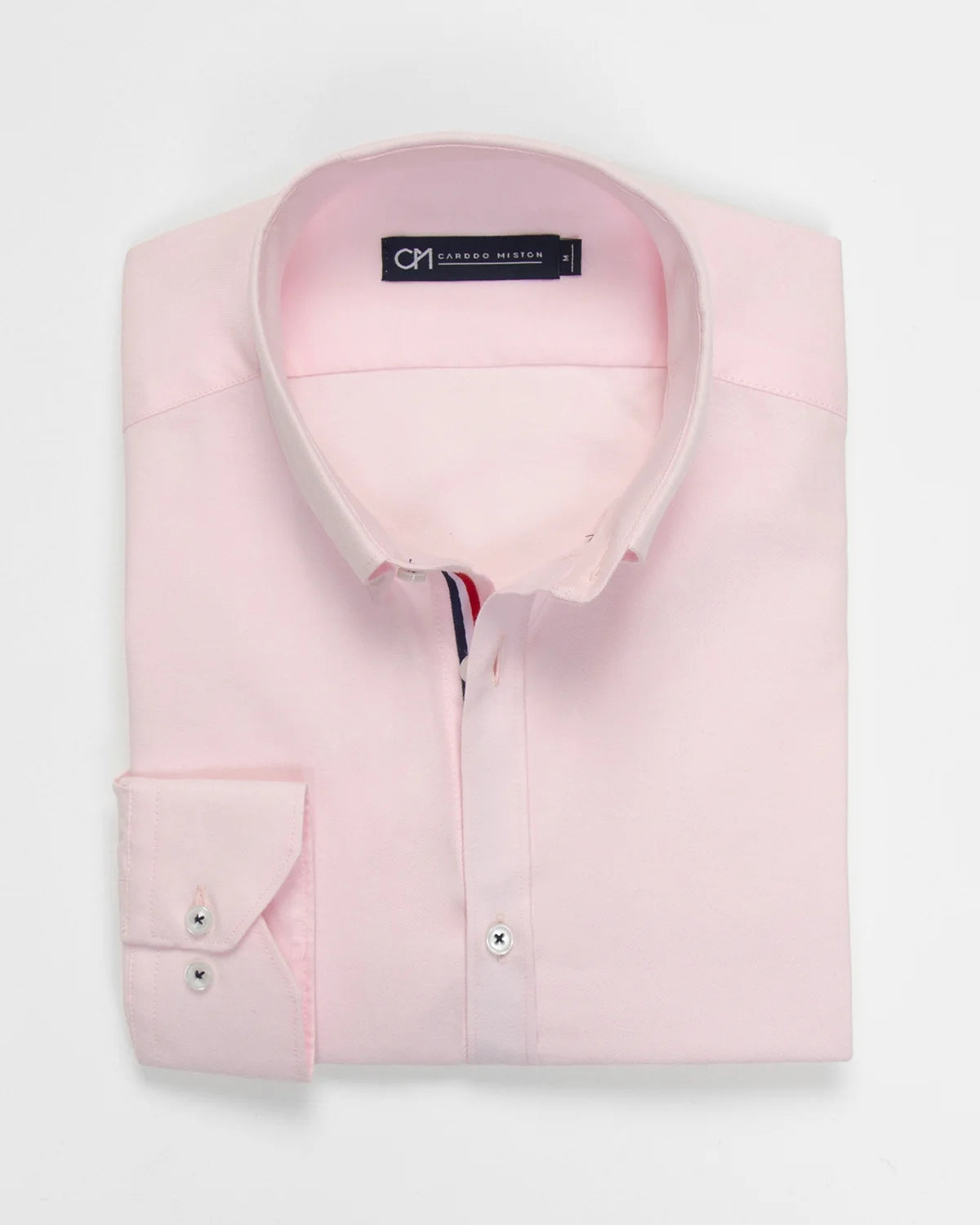 CAMISA OXFORD HILADILLO FRANCE ALGODÓN PALO DE ROSA_01442