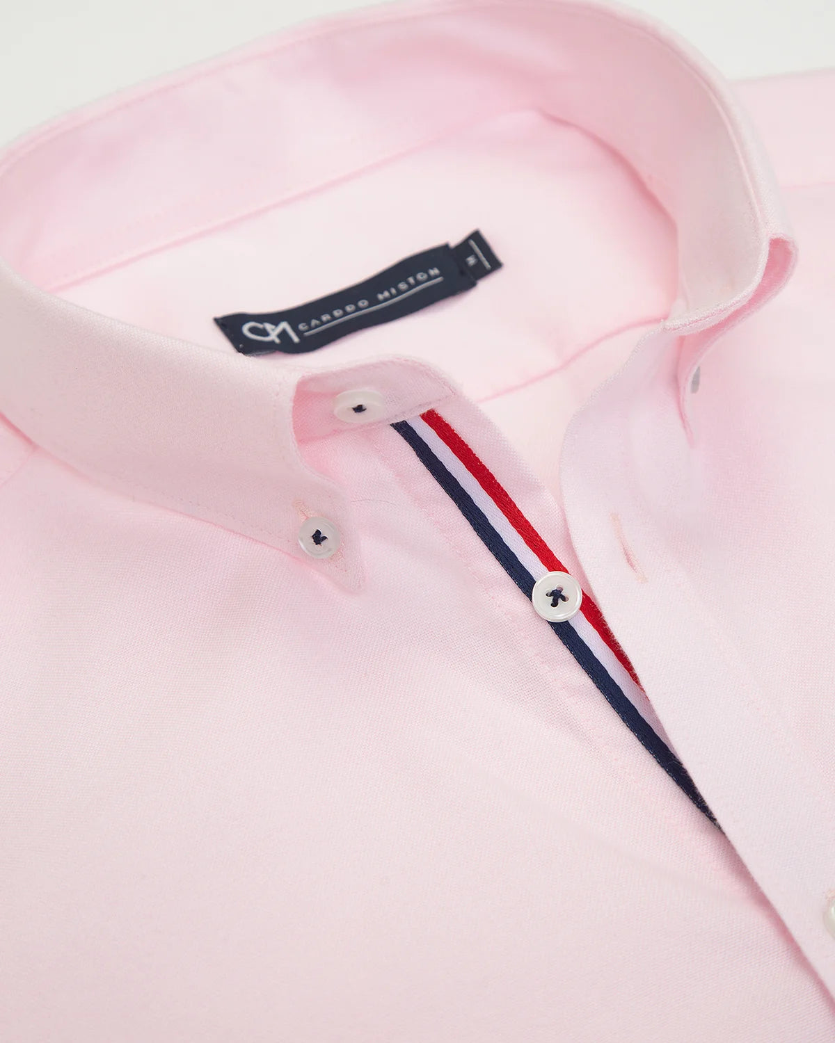 CAMISA OXFORD HILADILLO FRANCE ALGODÓN PALO DE ROSA_01442
