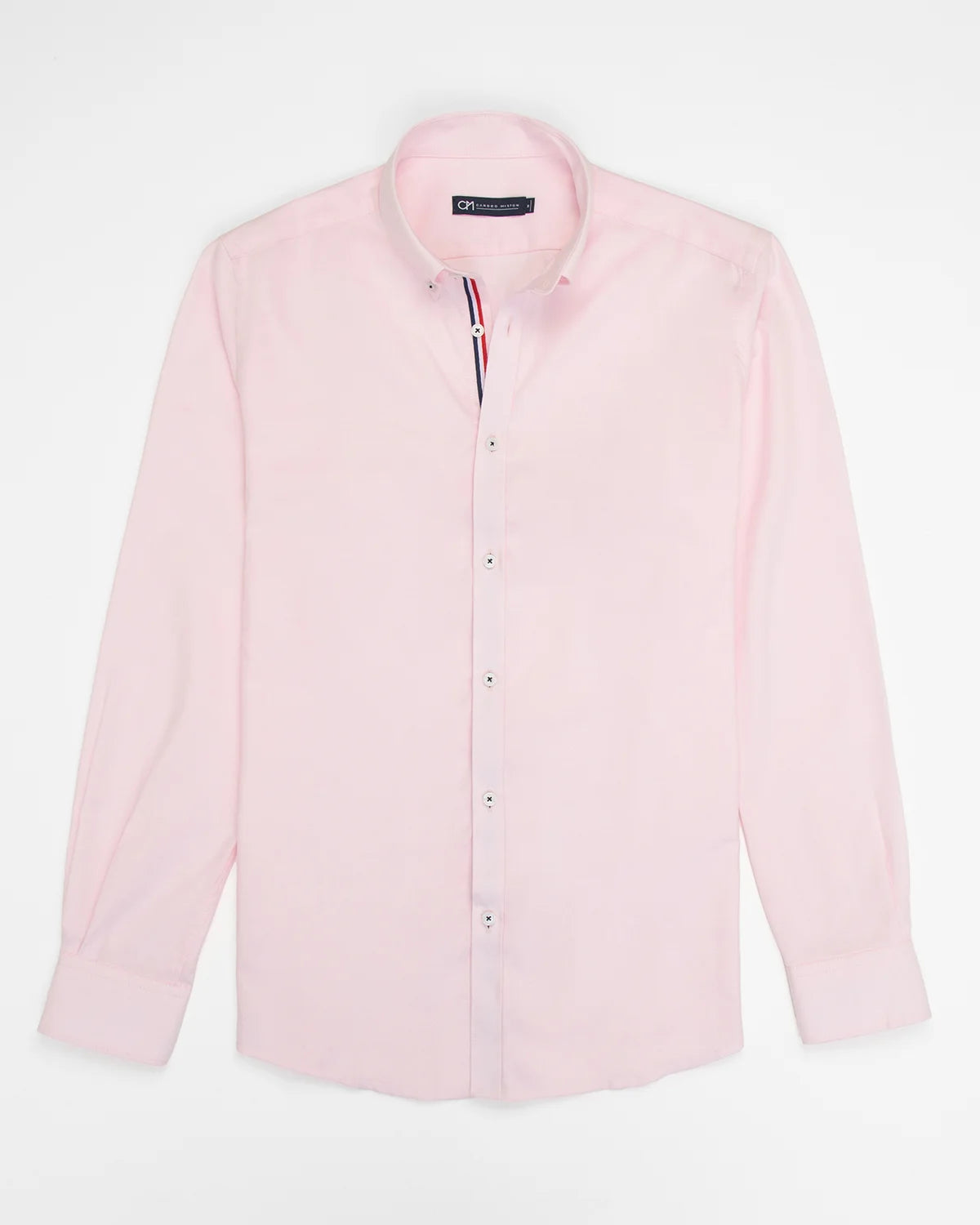 CAMISA OXFORD HILADILLO FRANCE ALGODÓN PALO DE ROSA_01442