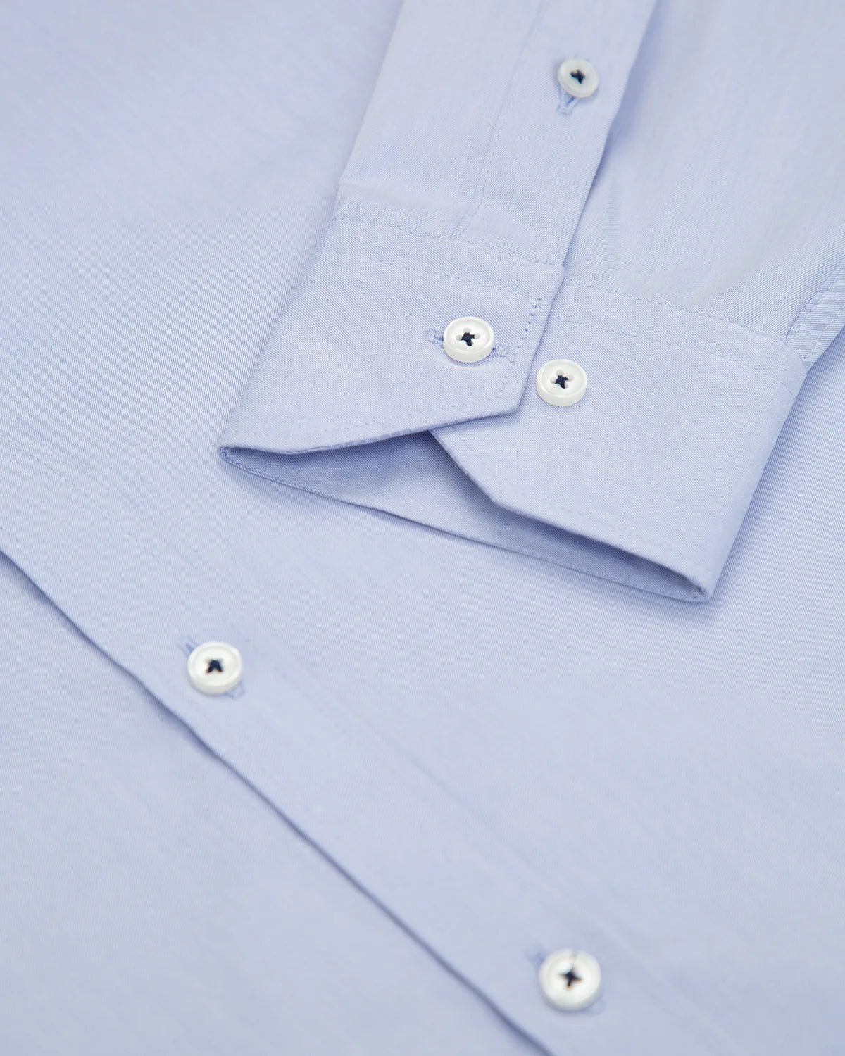 CAMISA SARGA HILADILLO FRANCE ALGODÓN AZUL_01375