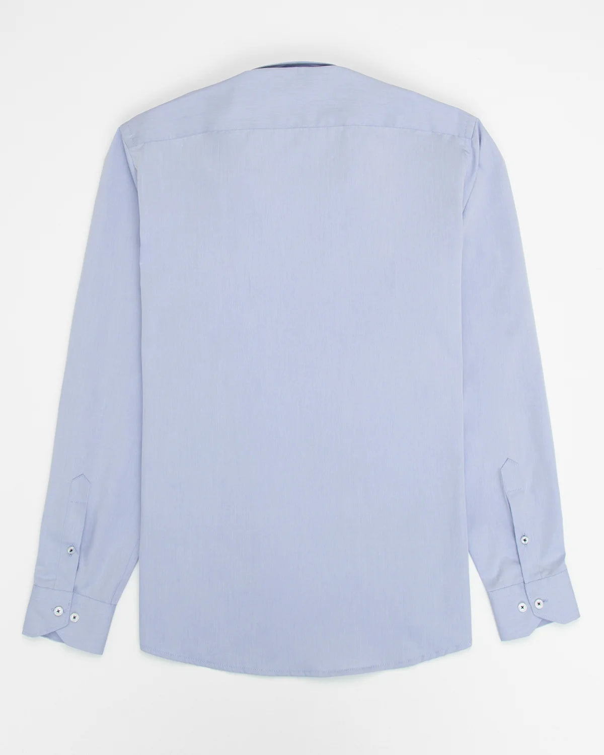 CAMISA SARGA HILADILLO FRANCE ALGODÓN AZUL_01375