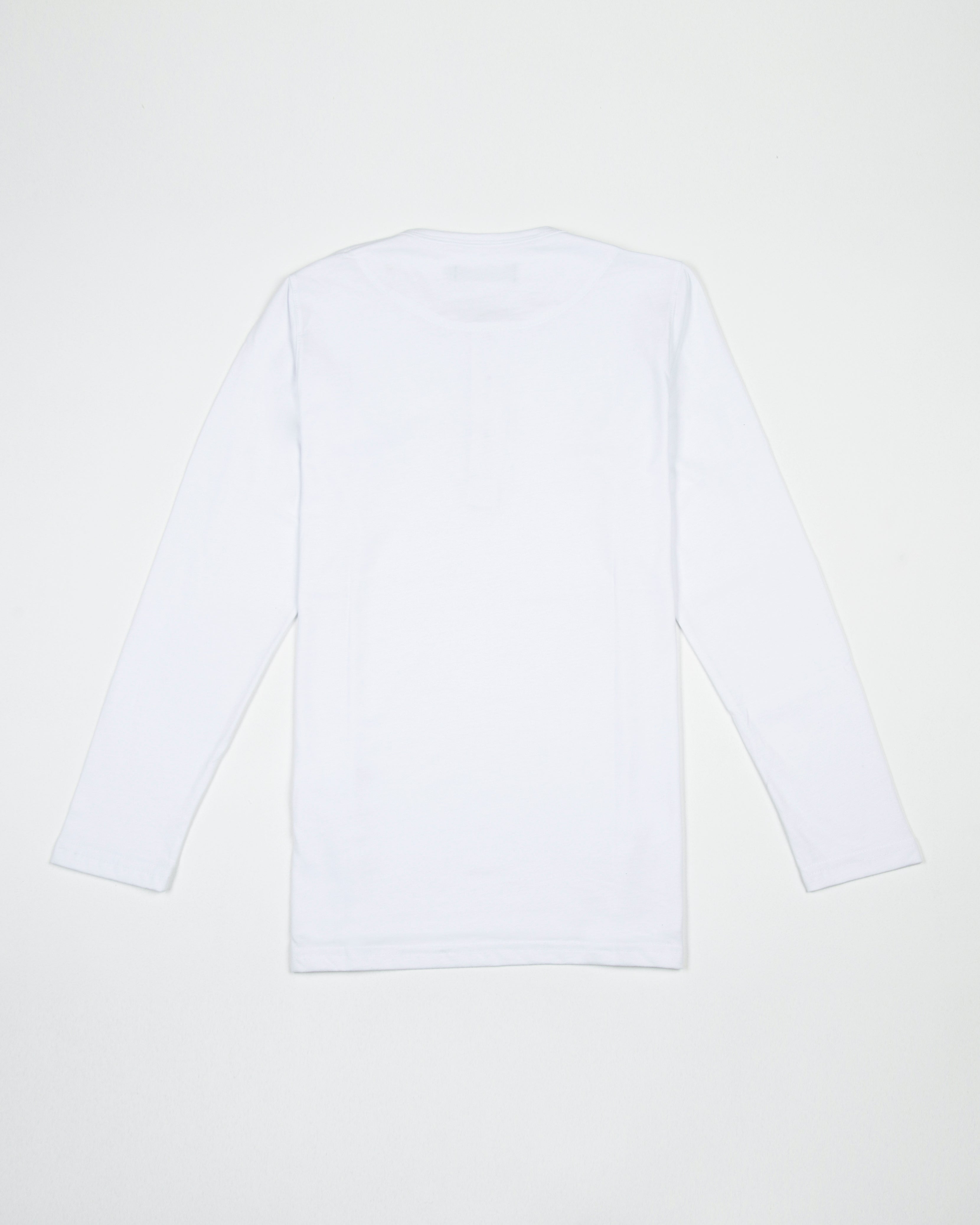 CAMISETA HENLEY MANGA LARGA ALGODÓN BLANCO_04104