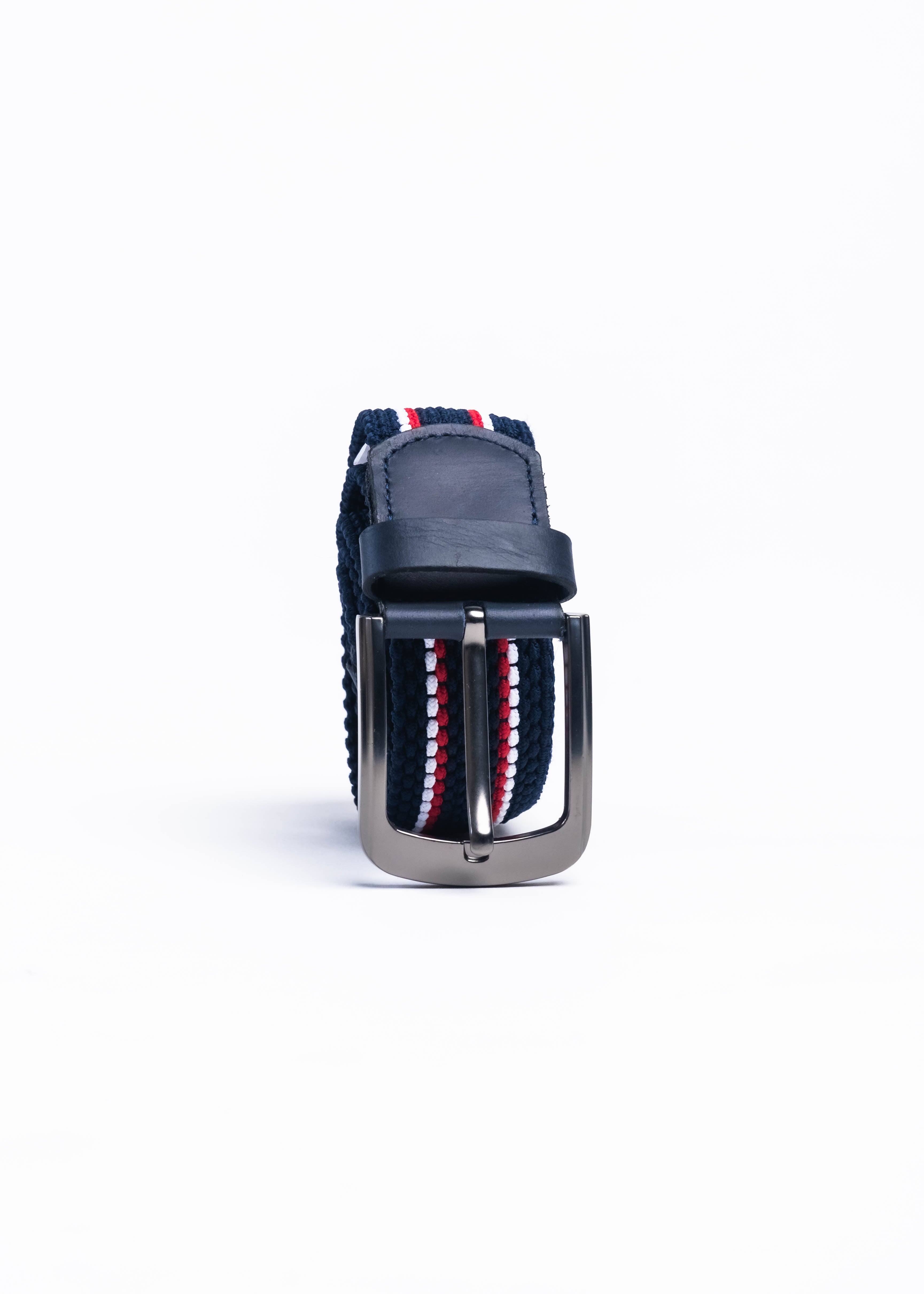 CINTURÓN REATA ELÁSTICO COLOR BLOCK BLANCO - ROJO_07026