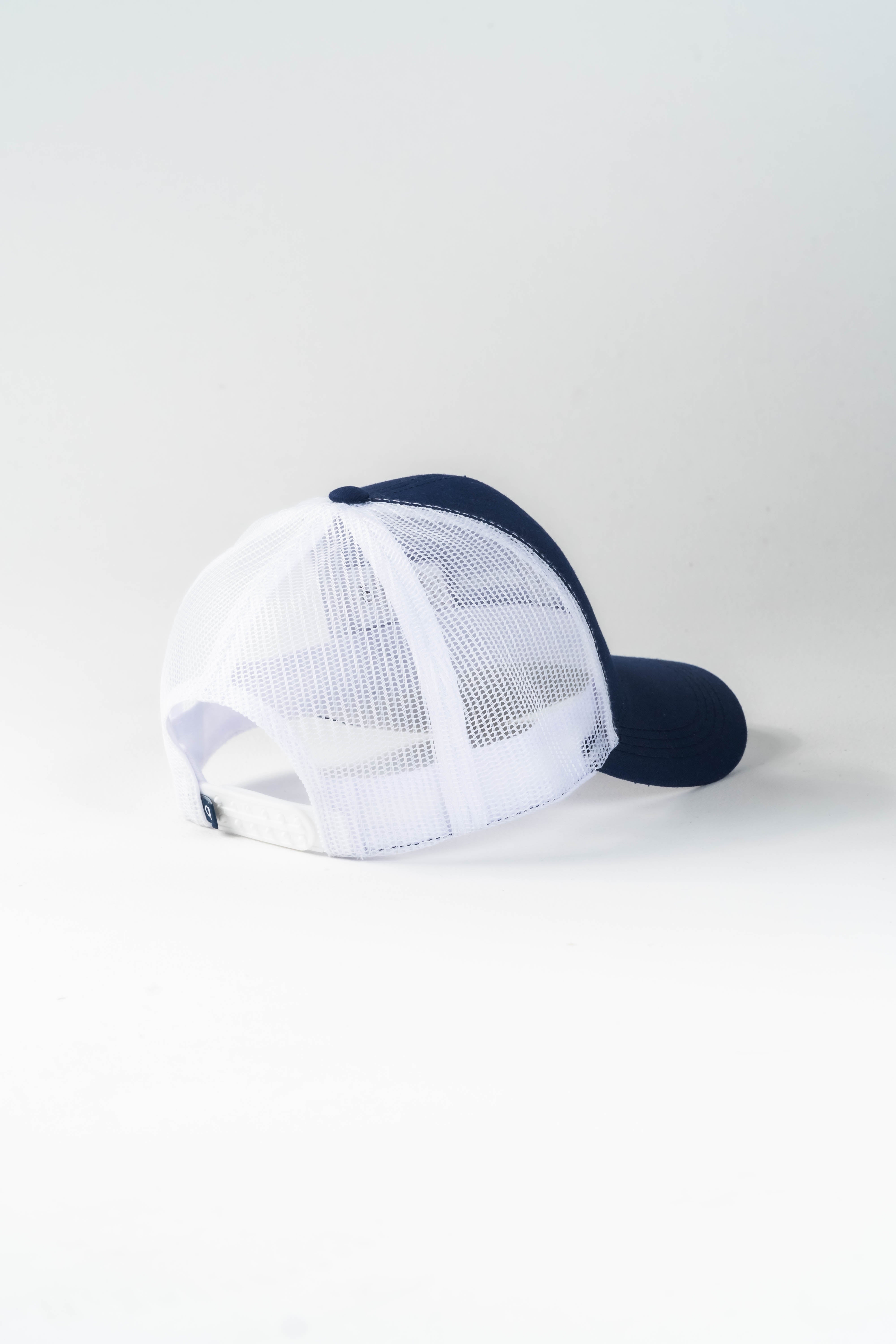 GORRA BORDADO ALGODÓN AZUL OSCURO_06005