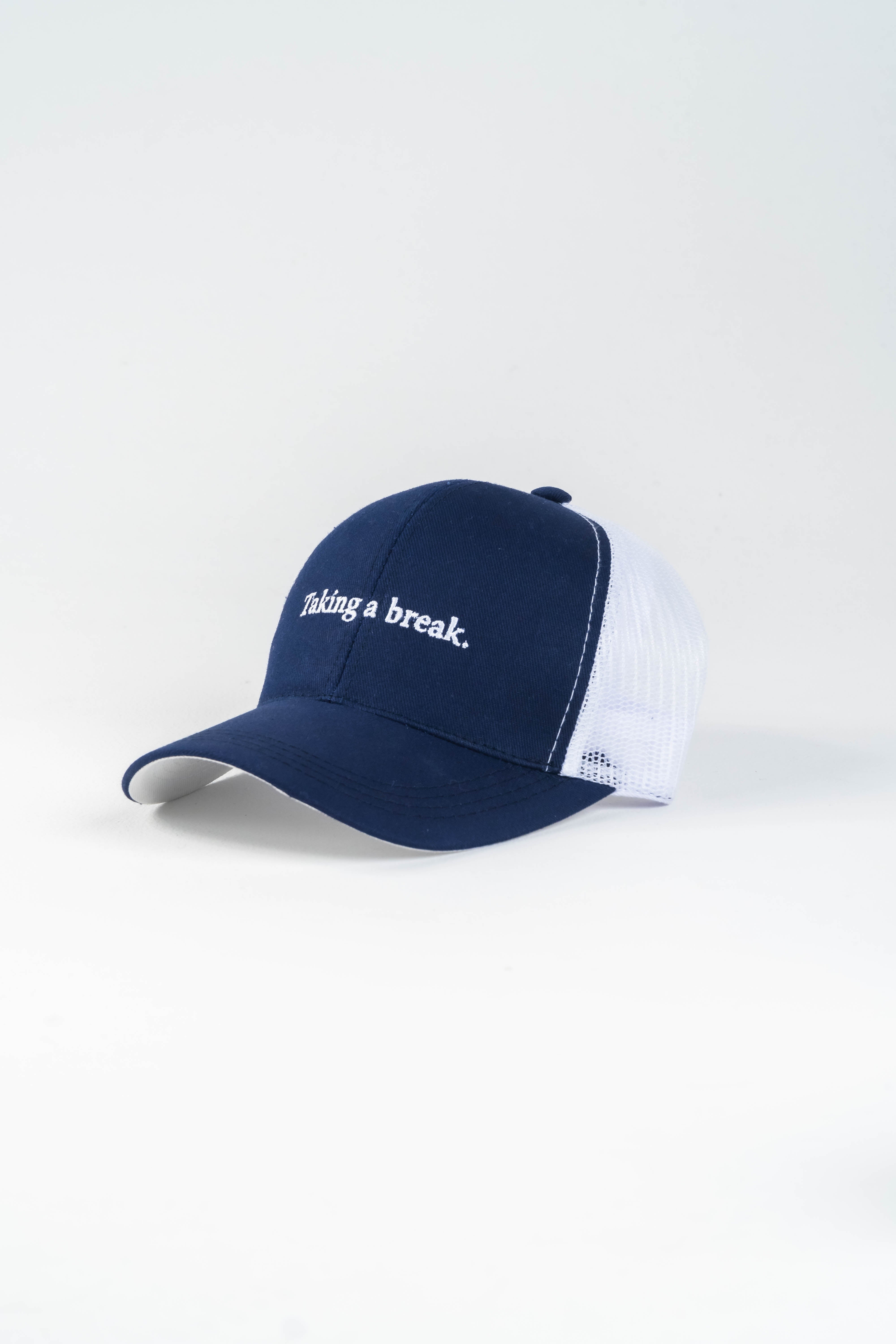 GORRA BORDADO ALGODÓN AZUL OSCURO_06005