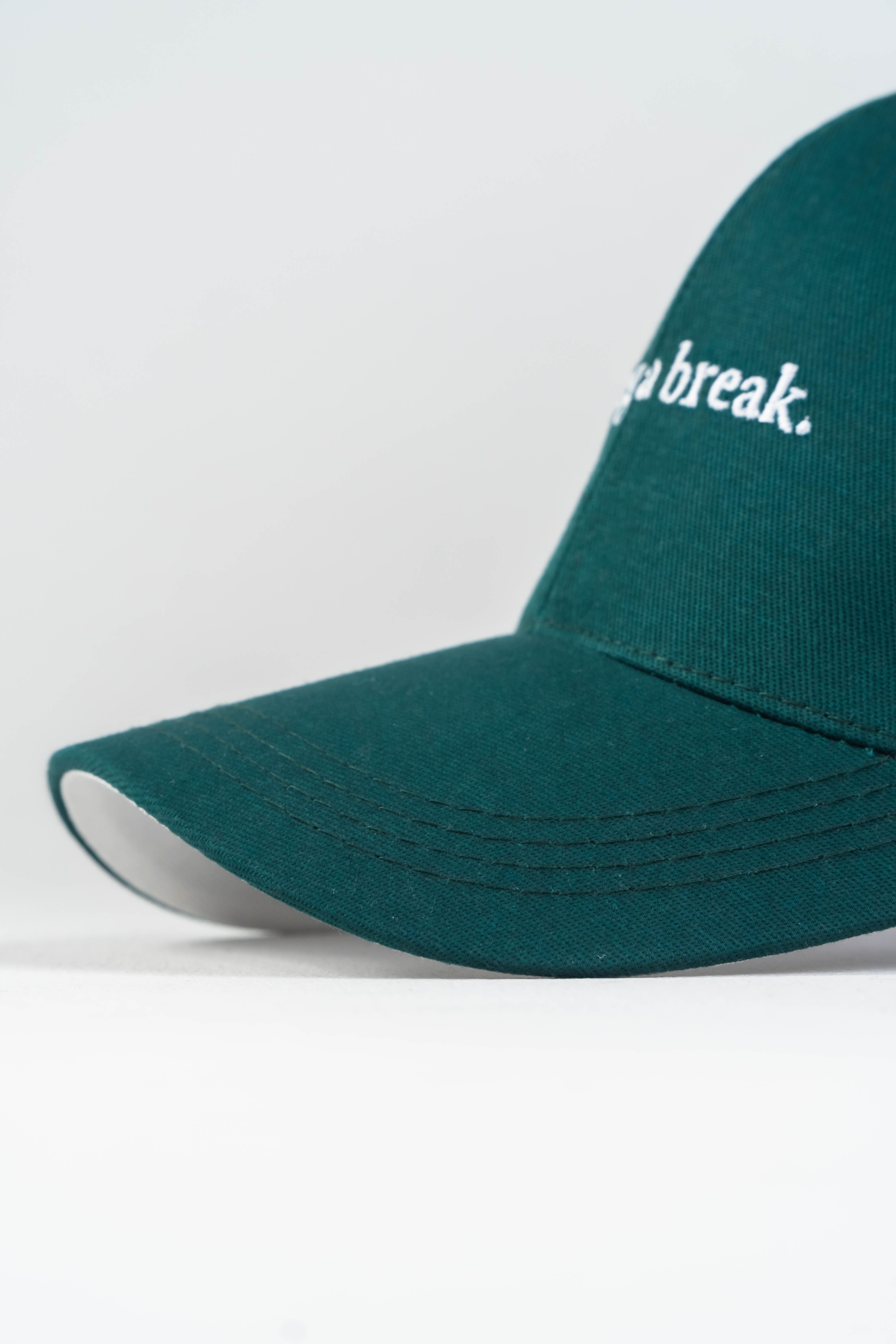 GORRA BORDADO ALGODÓN VERDE BOTELLA_06006