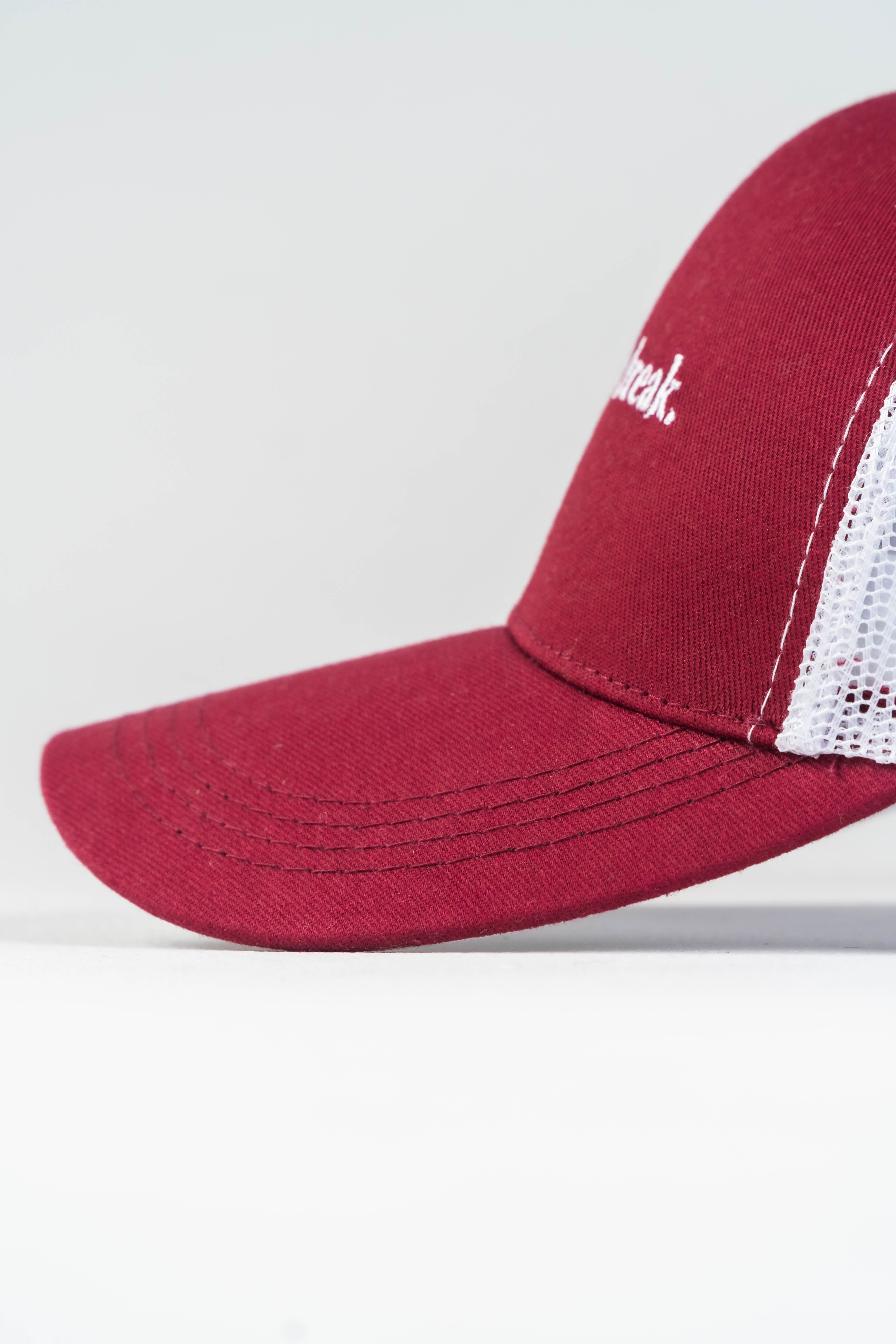 GORRA BORDADO ALGODÓN VINO_06007