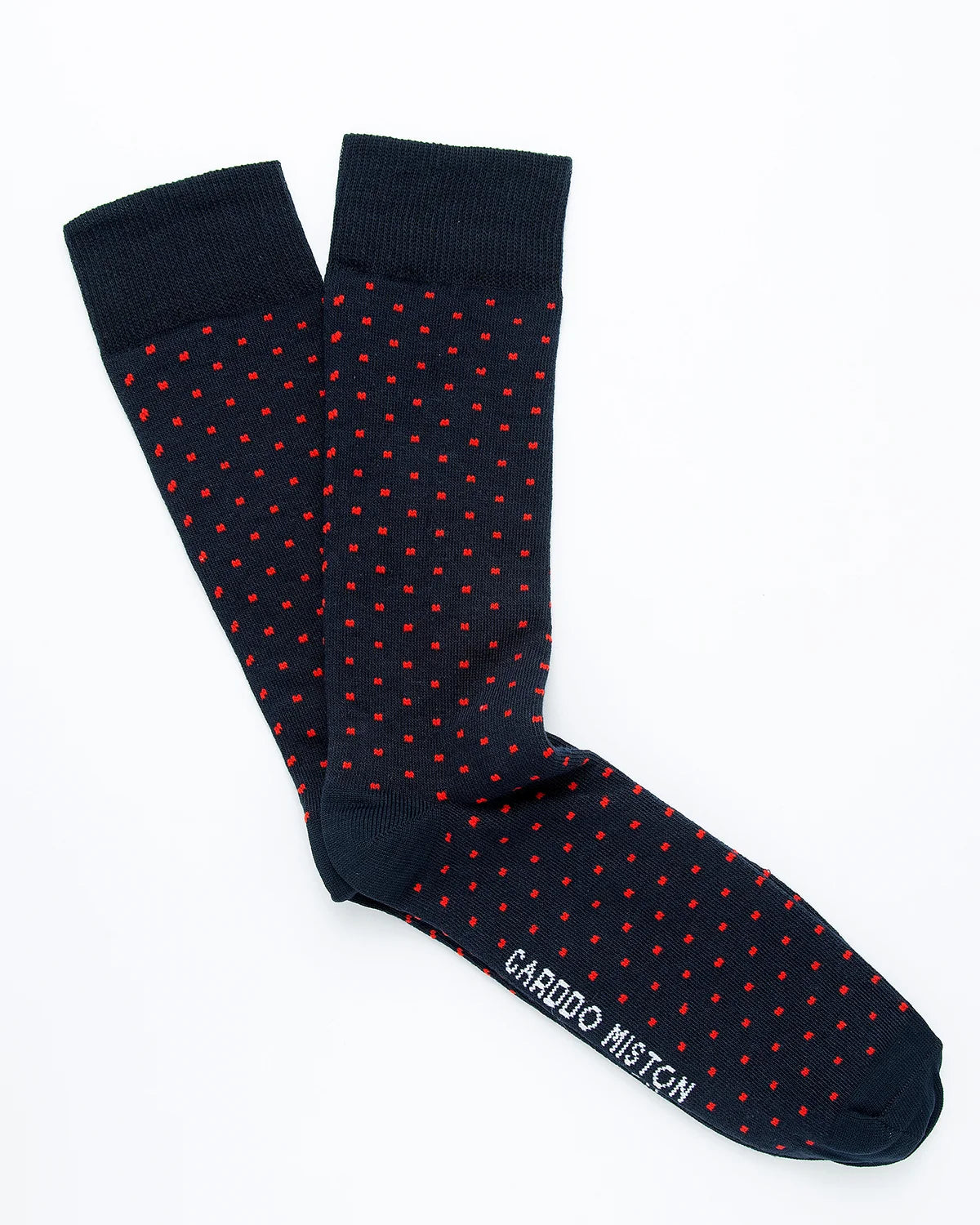 MEDIAS ALGODÓN CUADROS ROJOS _08036