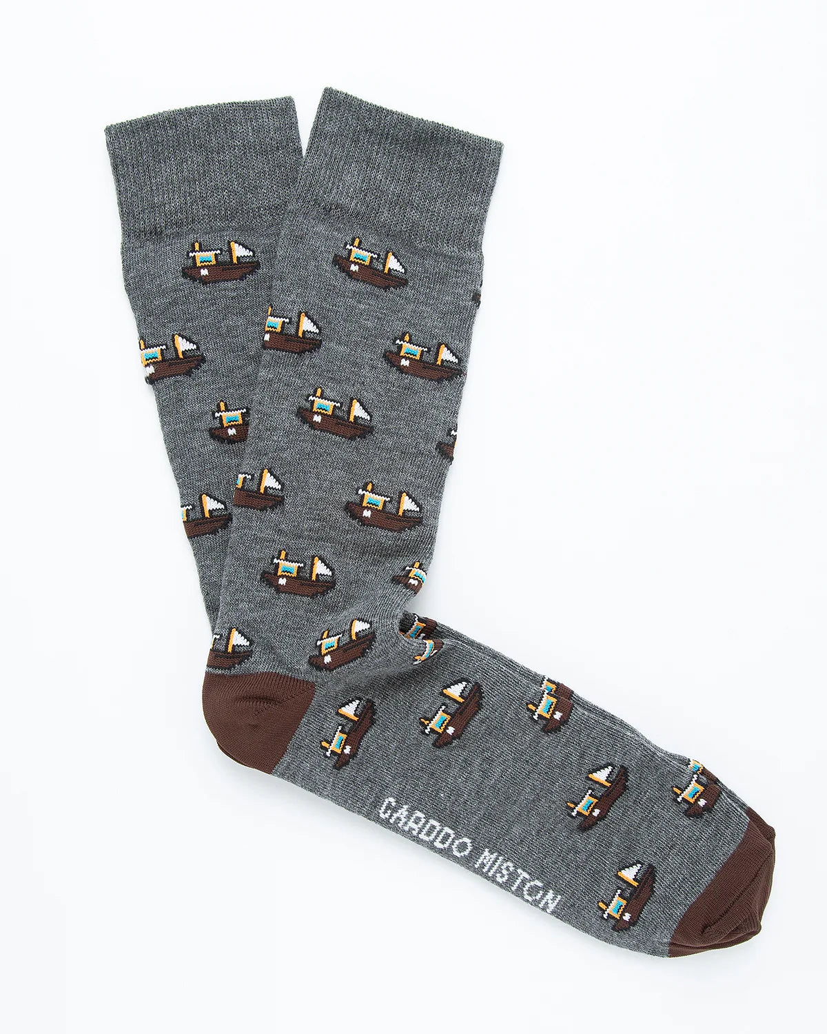 MEDIAS ALGODÓN ESTAMPADO BARCOS _08018