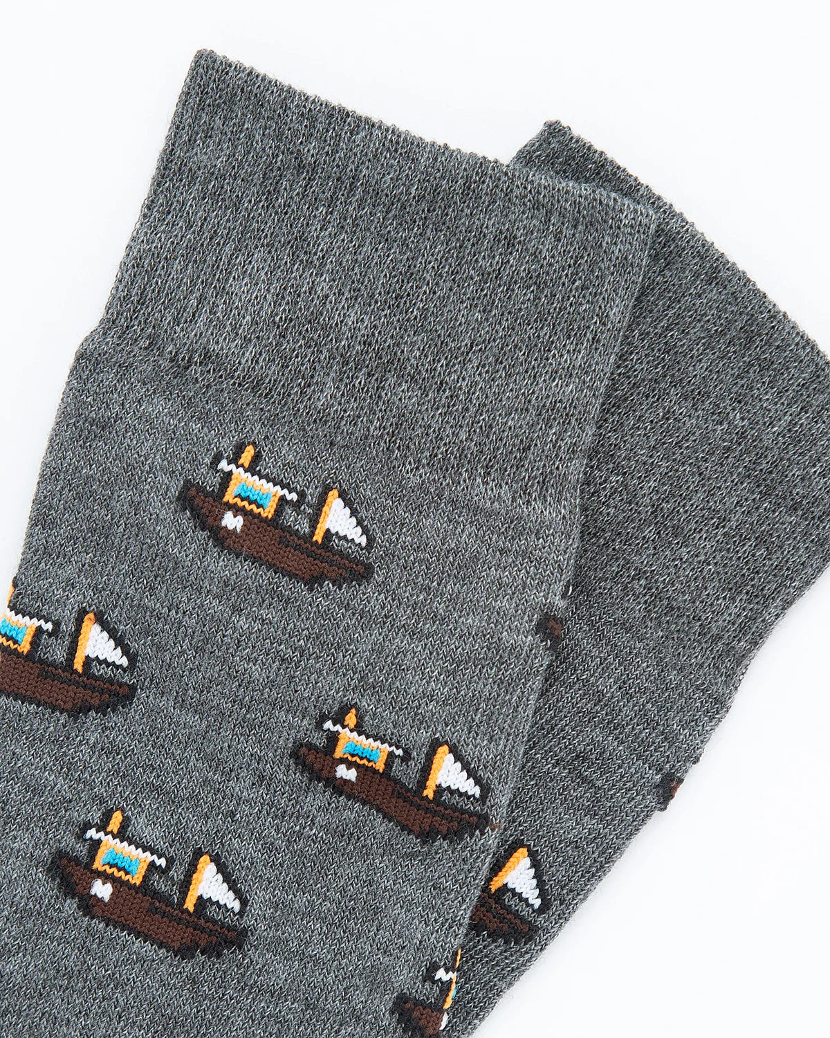 MEDIAS ALGODÓN ESTAMPADO BARCOS _08018