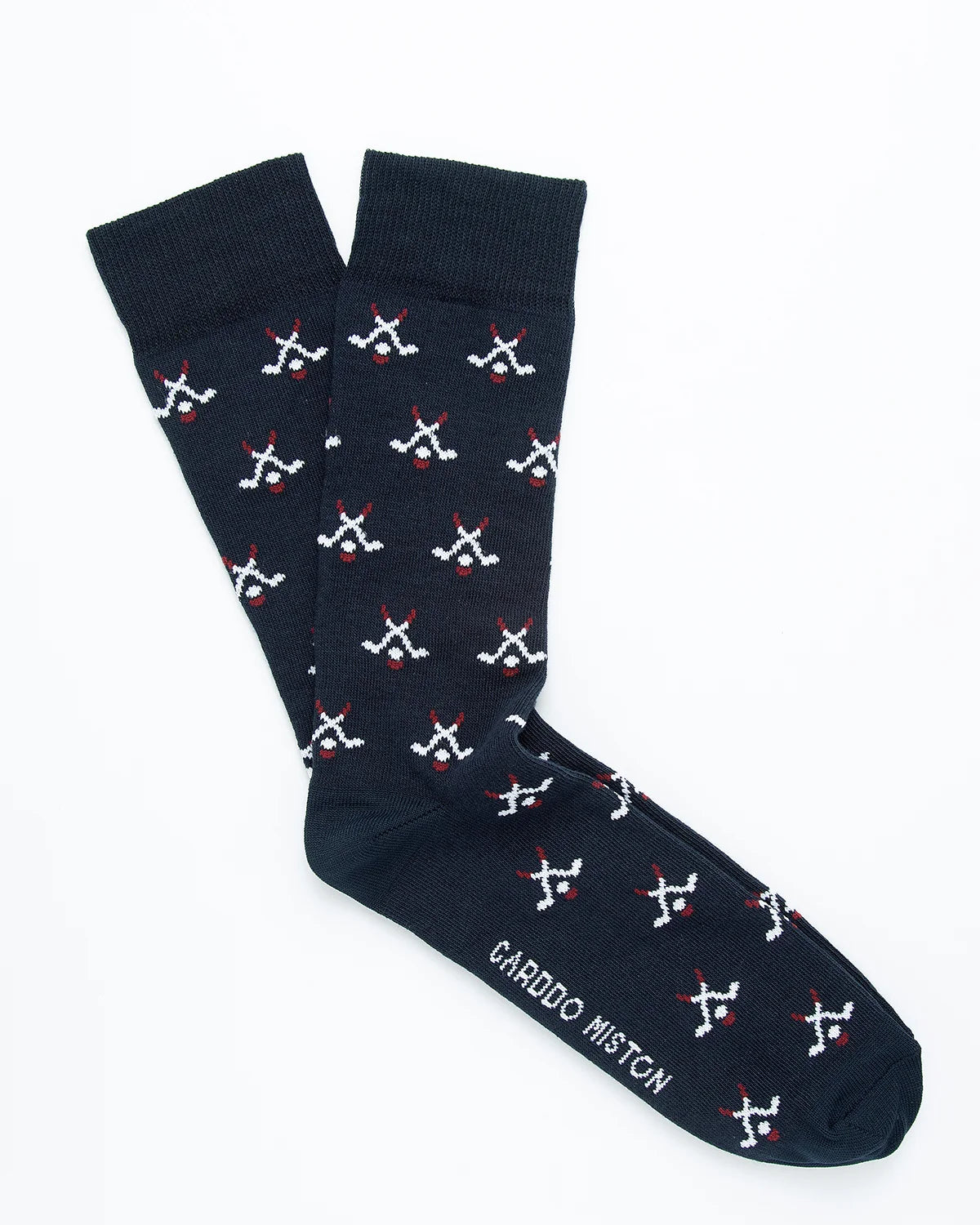 MEDIAS ALGODÓN ESTAMPADO GOLF _08006