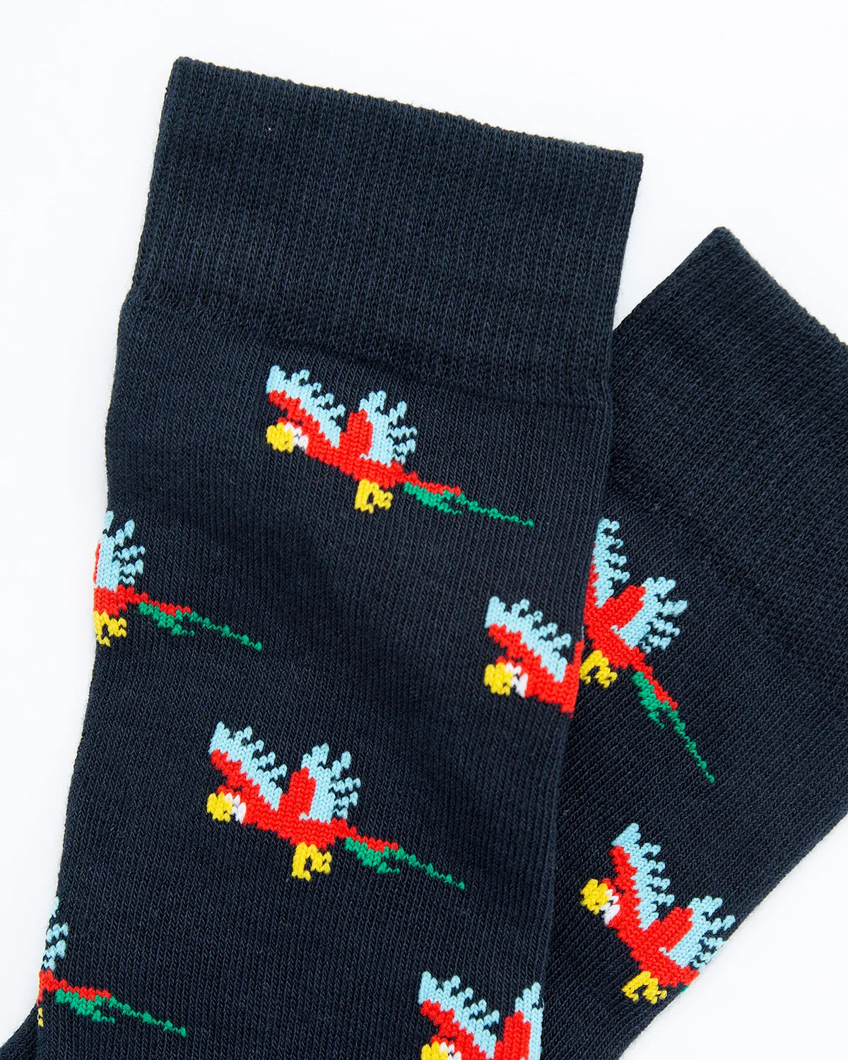 MEDIAS ALGODÓN ESTAMPADO GUACAMAYAS _08001