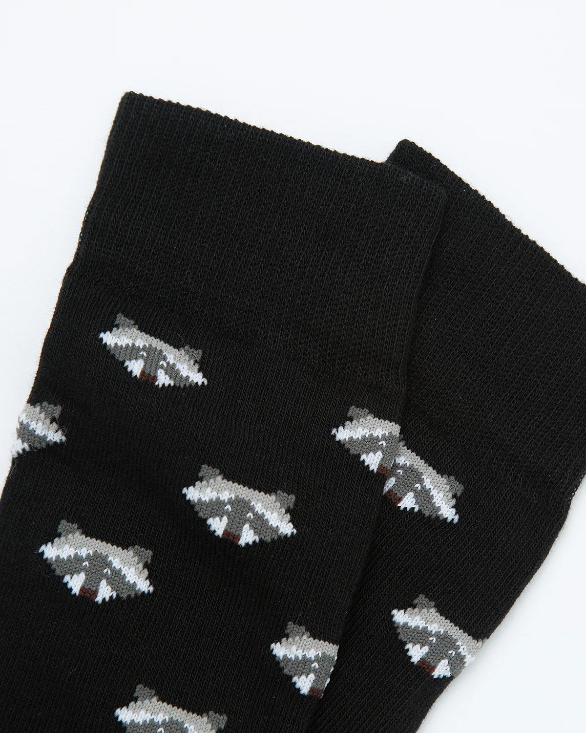 MEDIAS ALGODÓN ESTAMPADO MAPACHES _08024