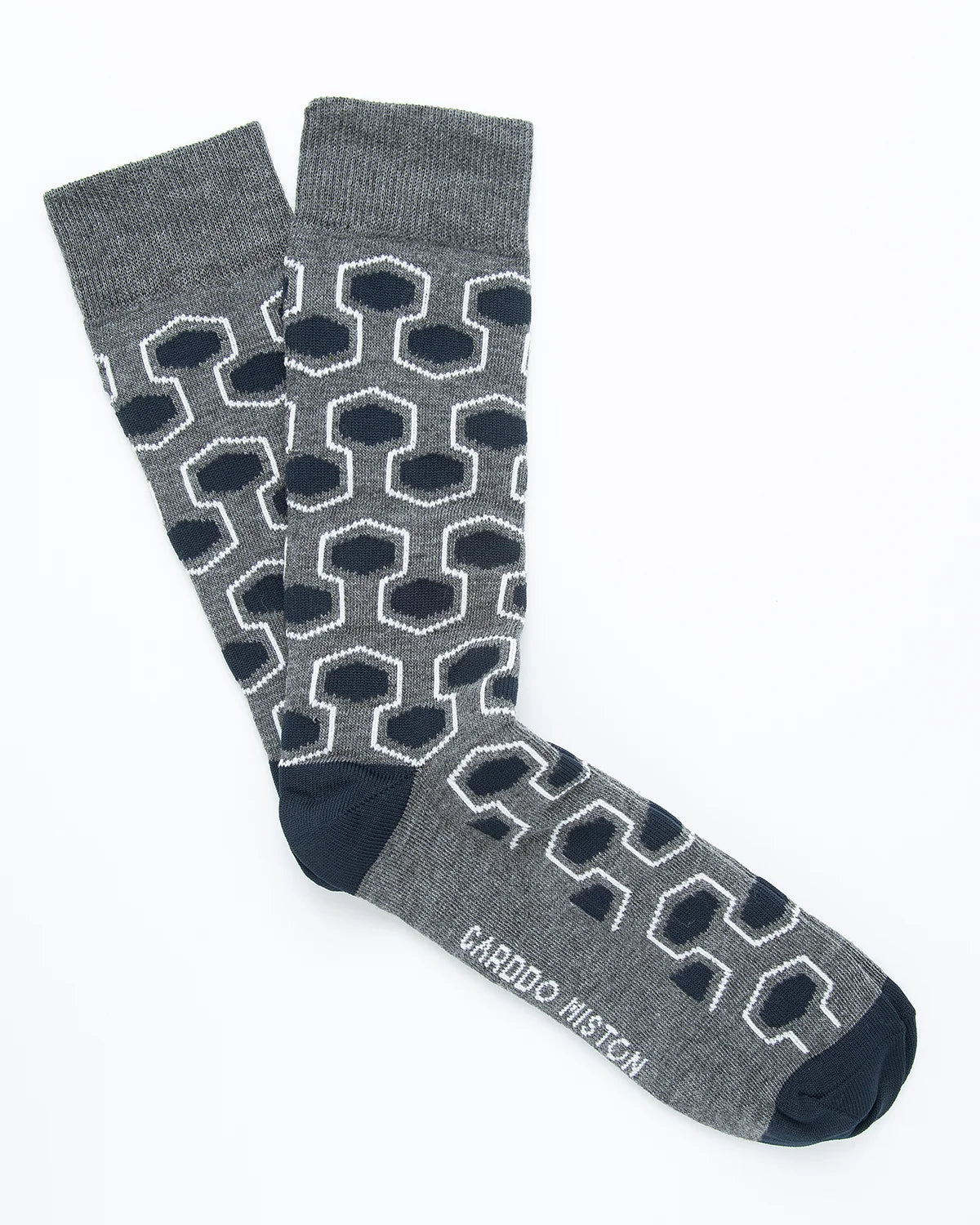 MEDIAS ALGODÓN ESTAMPADO POLIGONAL _08022