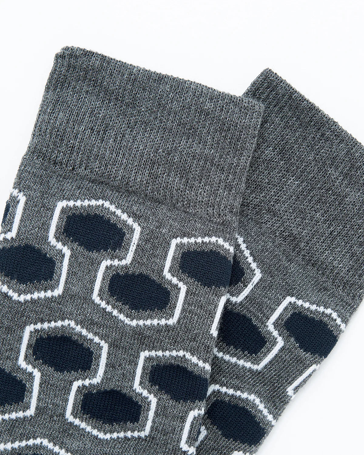 MEDIAS ALGODÓN ESTAMPADO POLIGONAL _08022