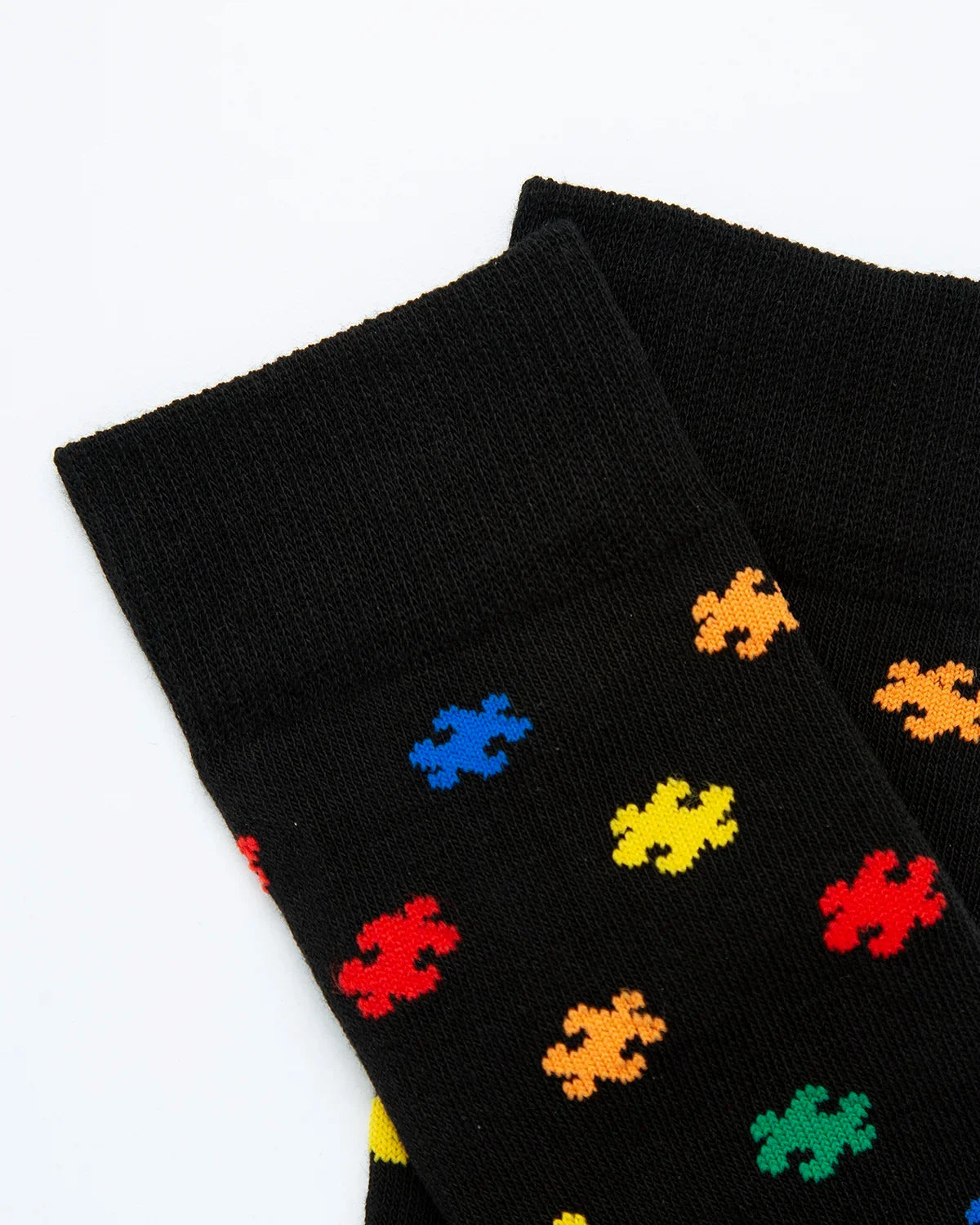 MEDIAS ALGODÓN ESTAMPADO ROMPECABEZAS _08041