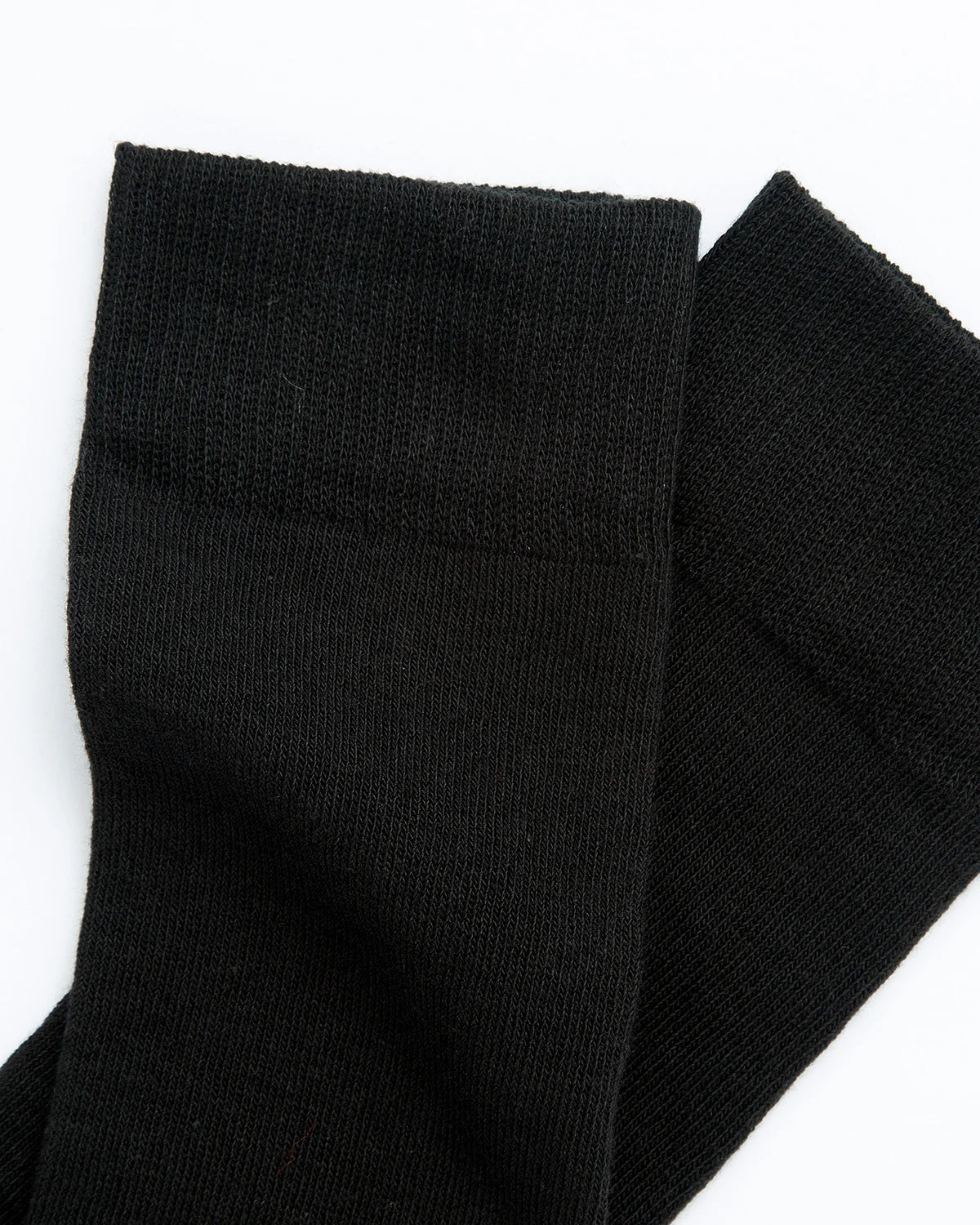 MEDIAS ALGODÓN UNICOLOR NEGRO _08002