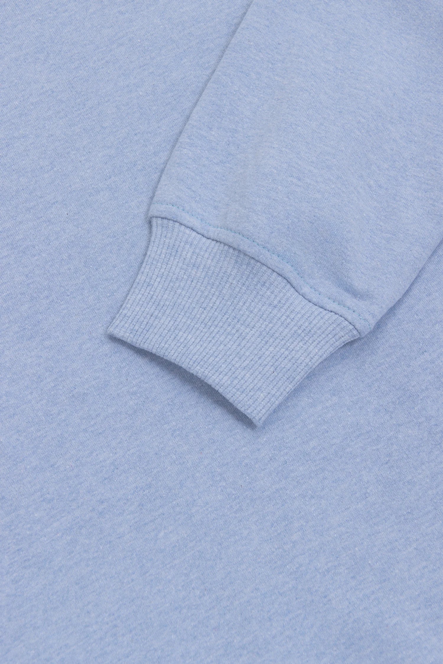 Crewneck Perchado Algodón Azul Jaspe