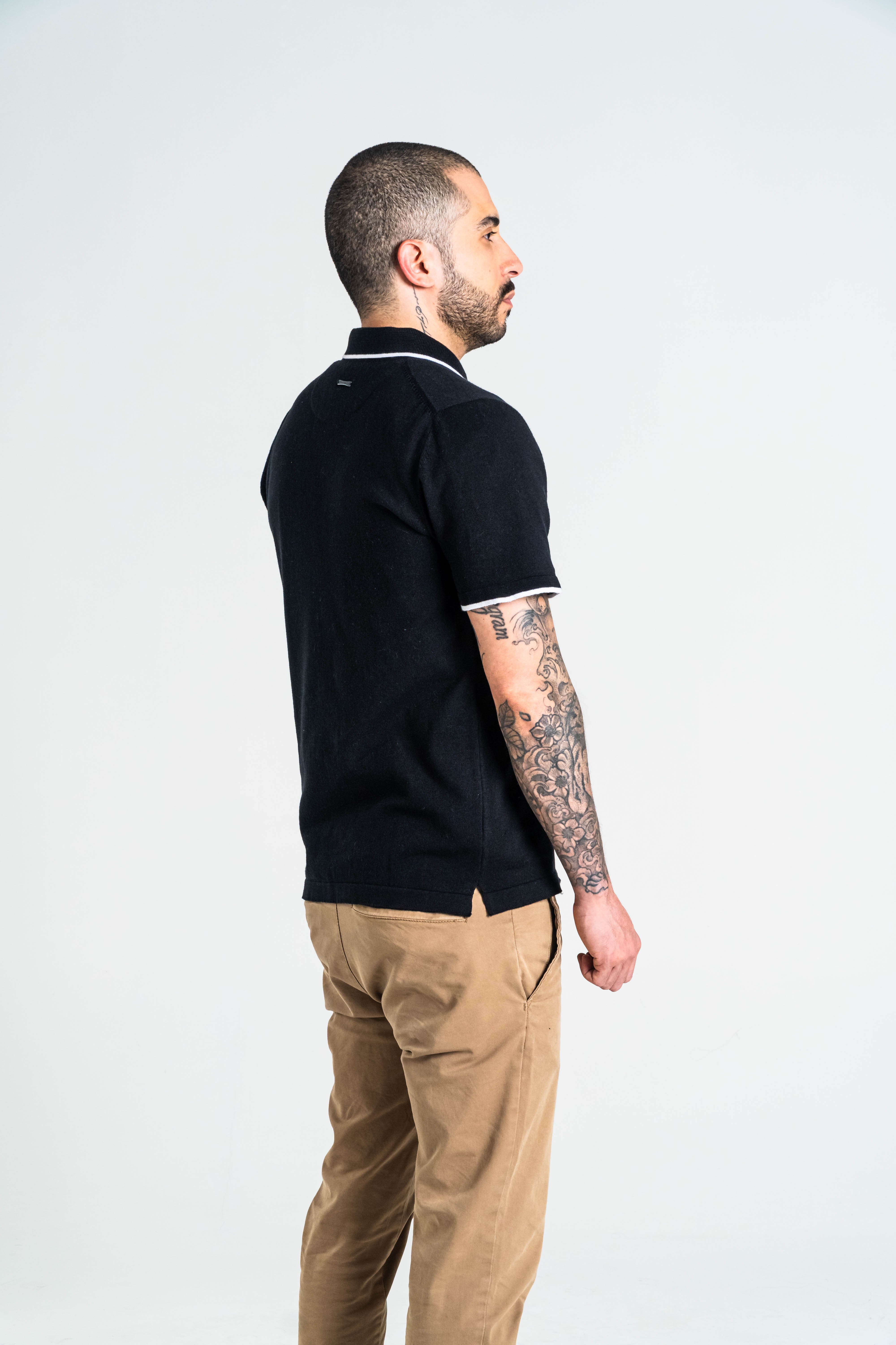 POLO PUNTO ALGODÓN NEGRO_02137