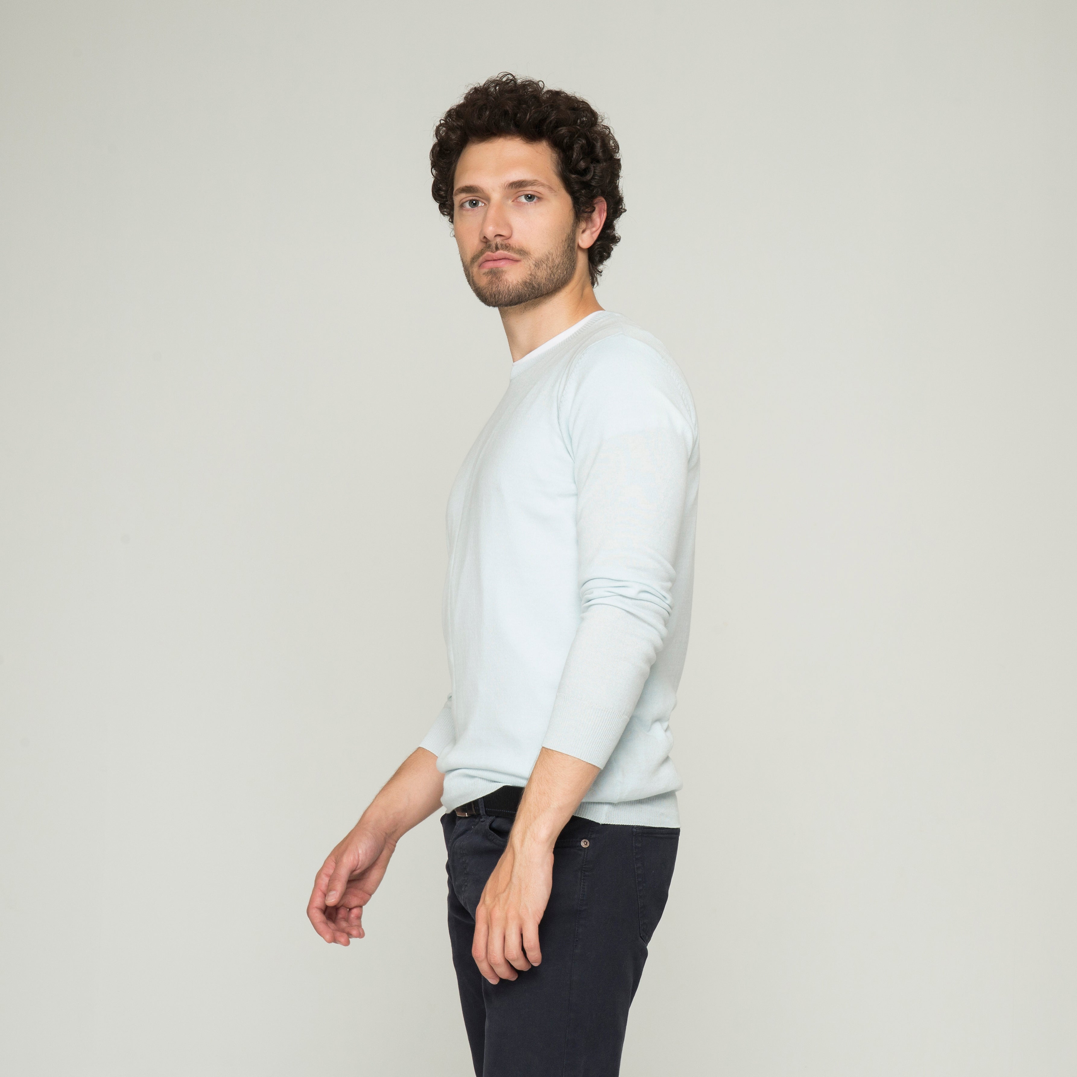 SACO CUELLO REDONDO ALGODÓN AZUL CIELO_02127