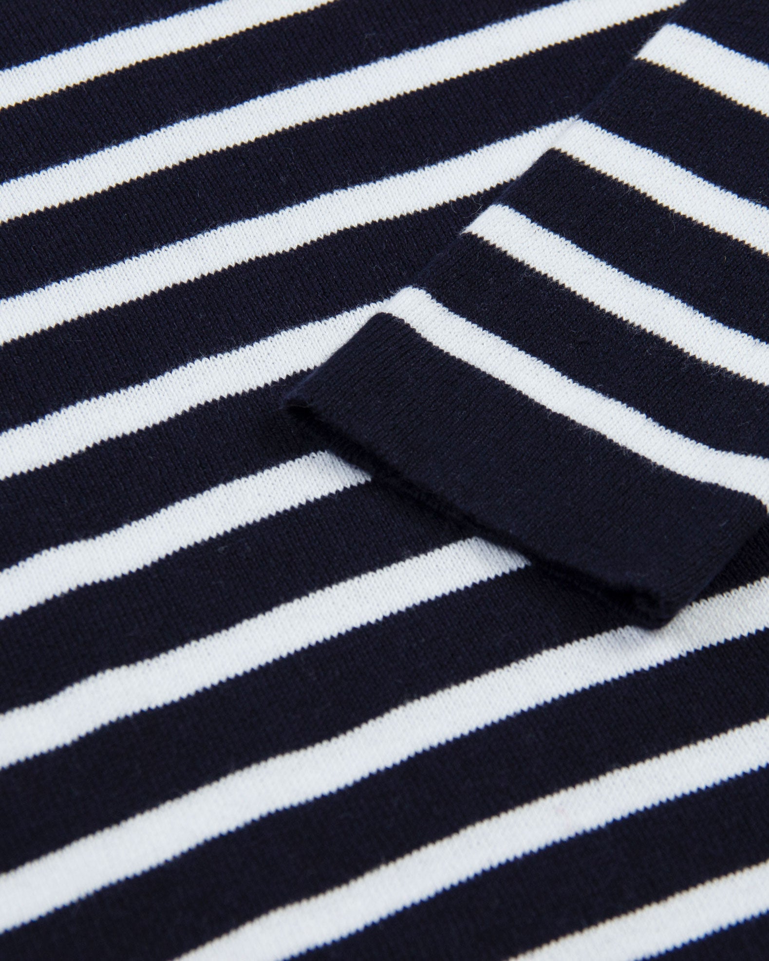 SACO CUELLO REDONDO ALGODÓN RAYA BLANCA_02139