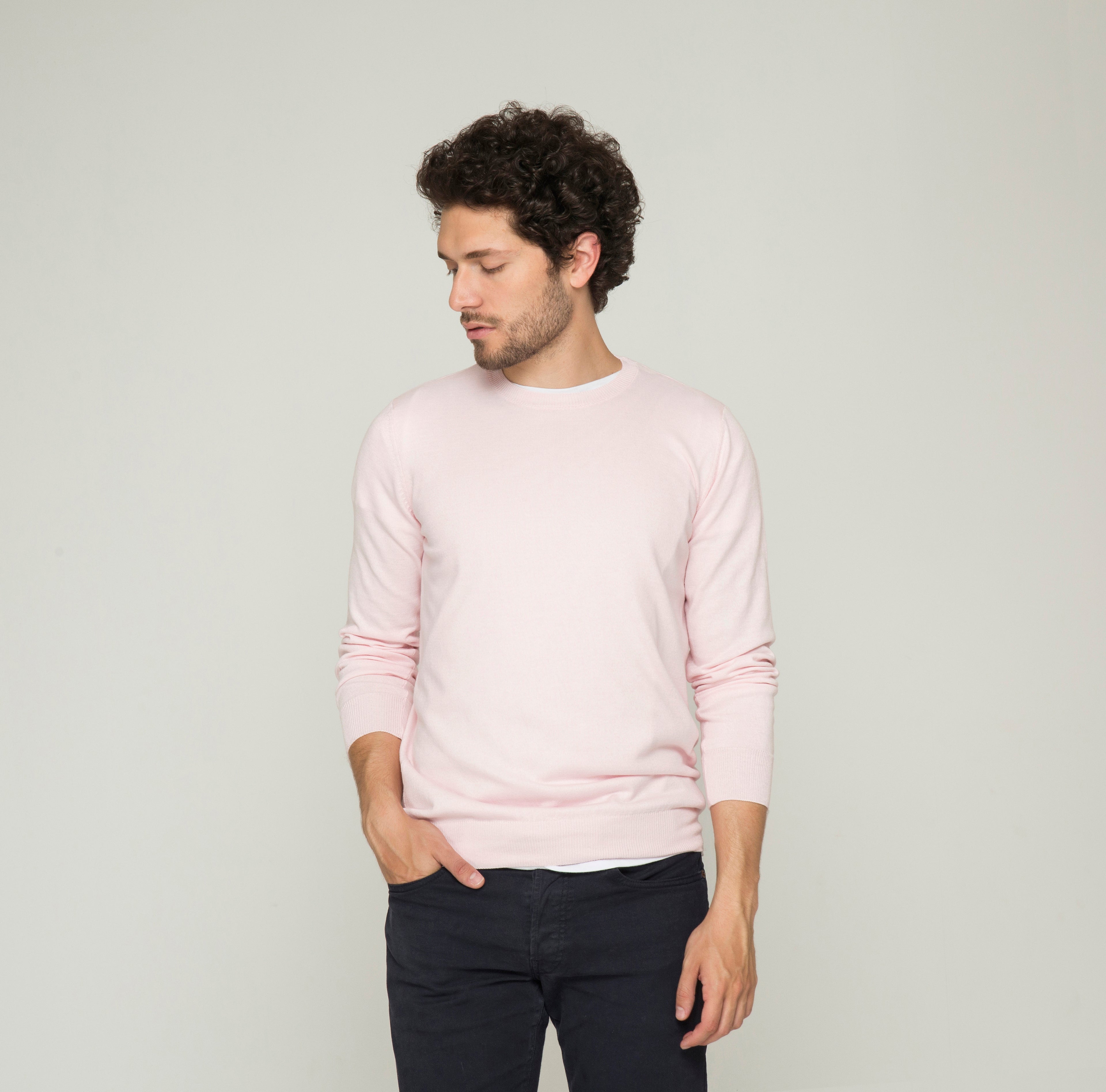 SACO CUELLO REDONDO ALGODÓN ROSA BEBÉ_02128