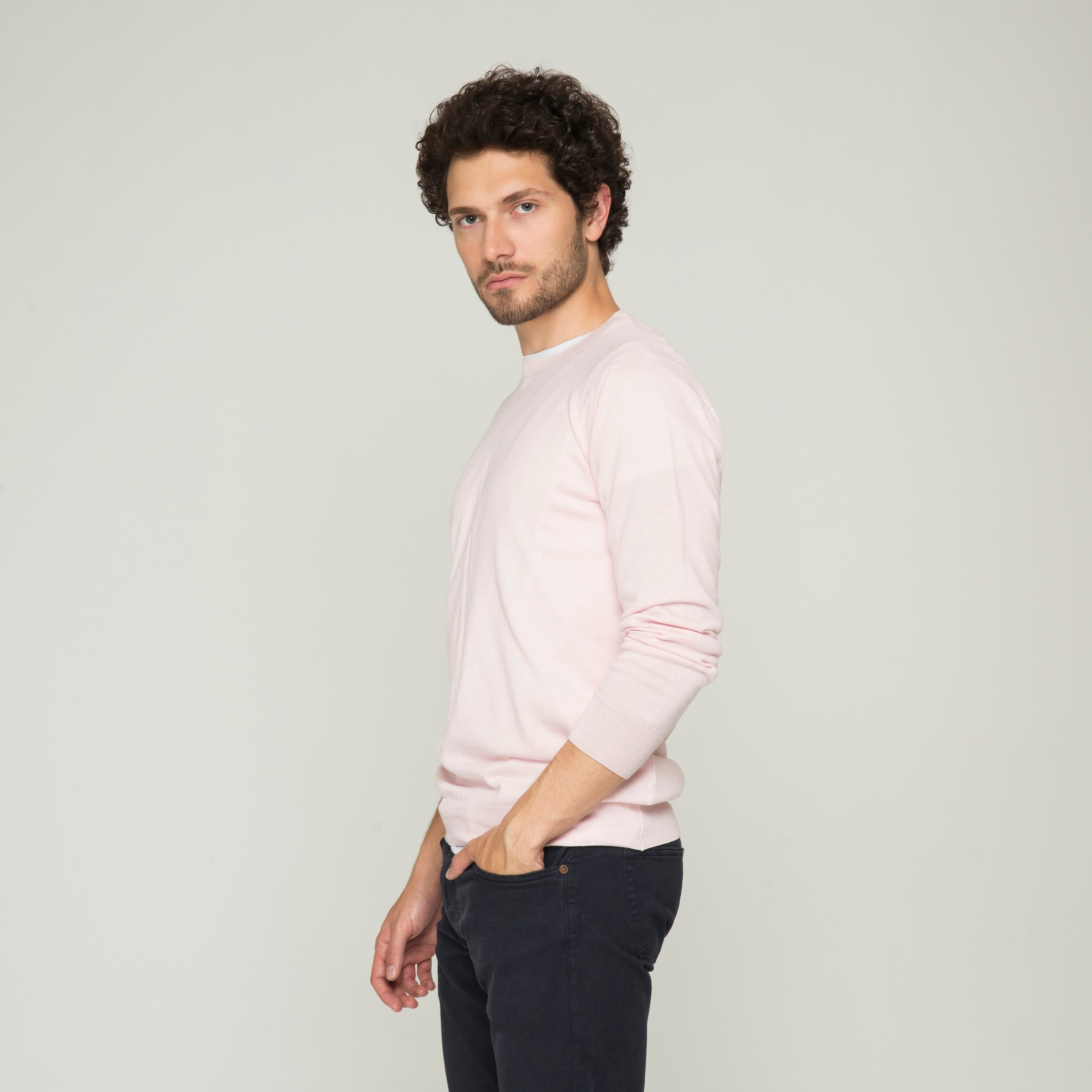 SACO CUELLO REDONDO ALGODÓN ROSA BEBÉ_02128