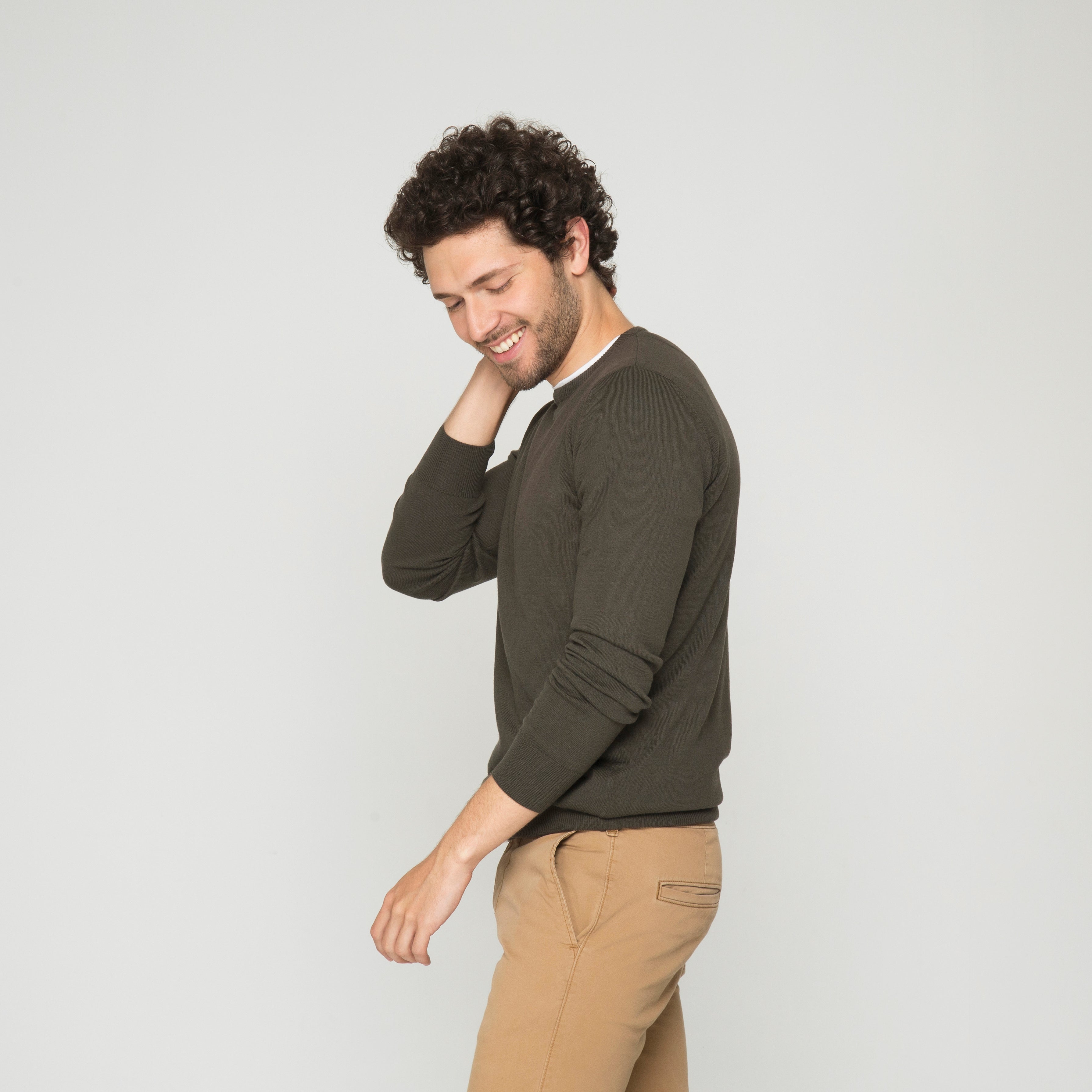 SACO CUELLO REDONDO VERDE MILITAR_02126