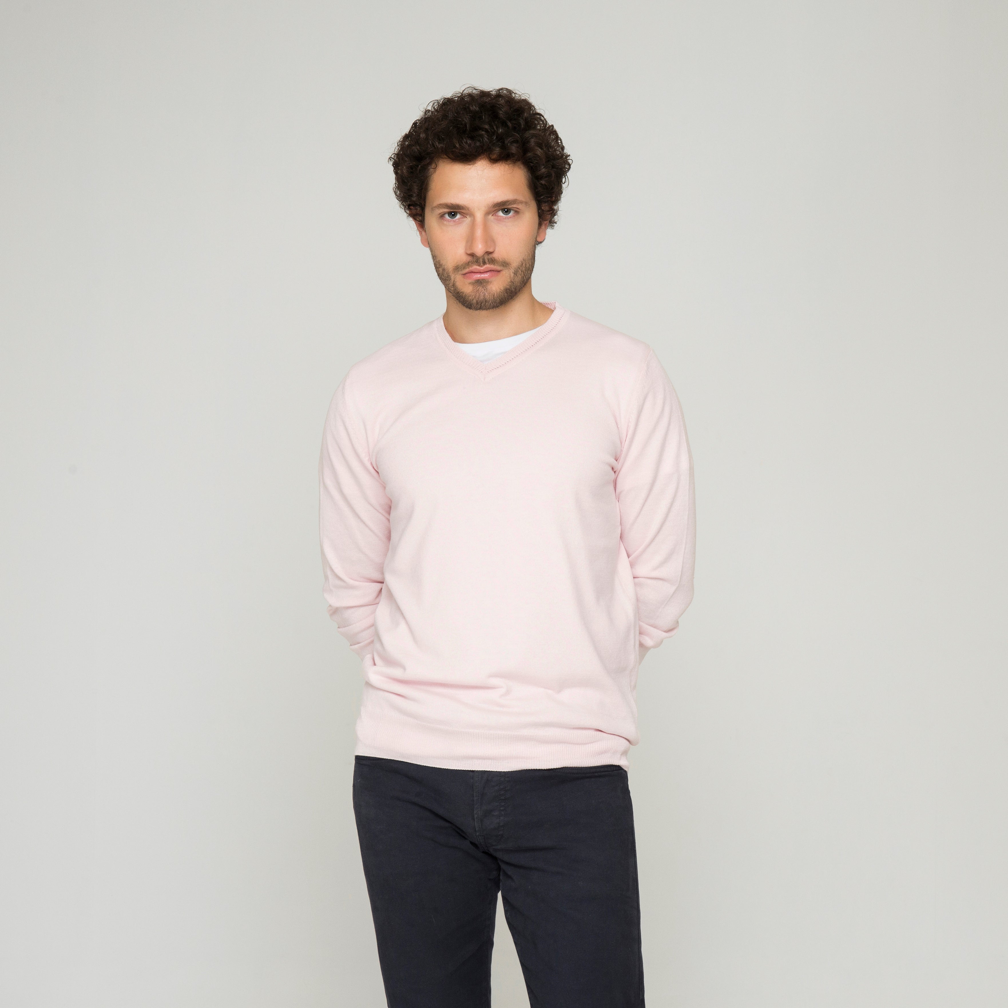 SACO CUELLO V ALGODÓN ROSA BEBÉ_02119