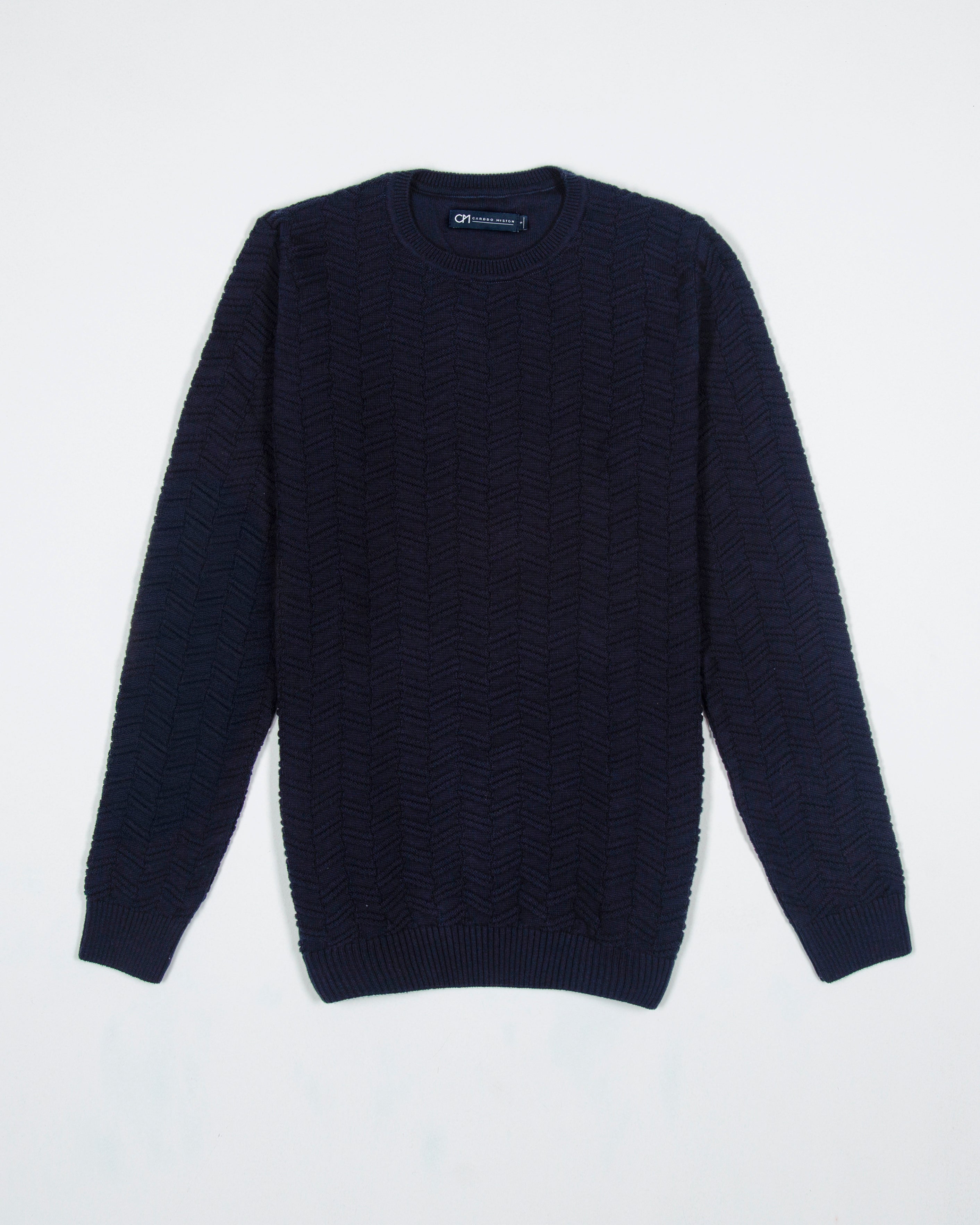 SACO ESPINA DE PEZ ALGODÓN AZUL OSCURO_02152