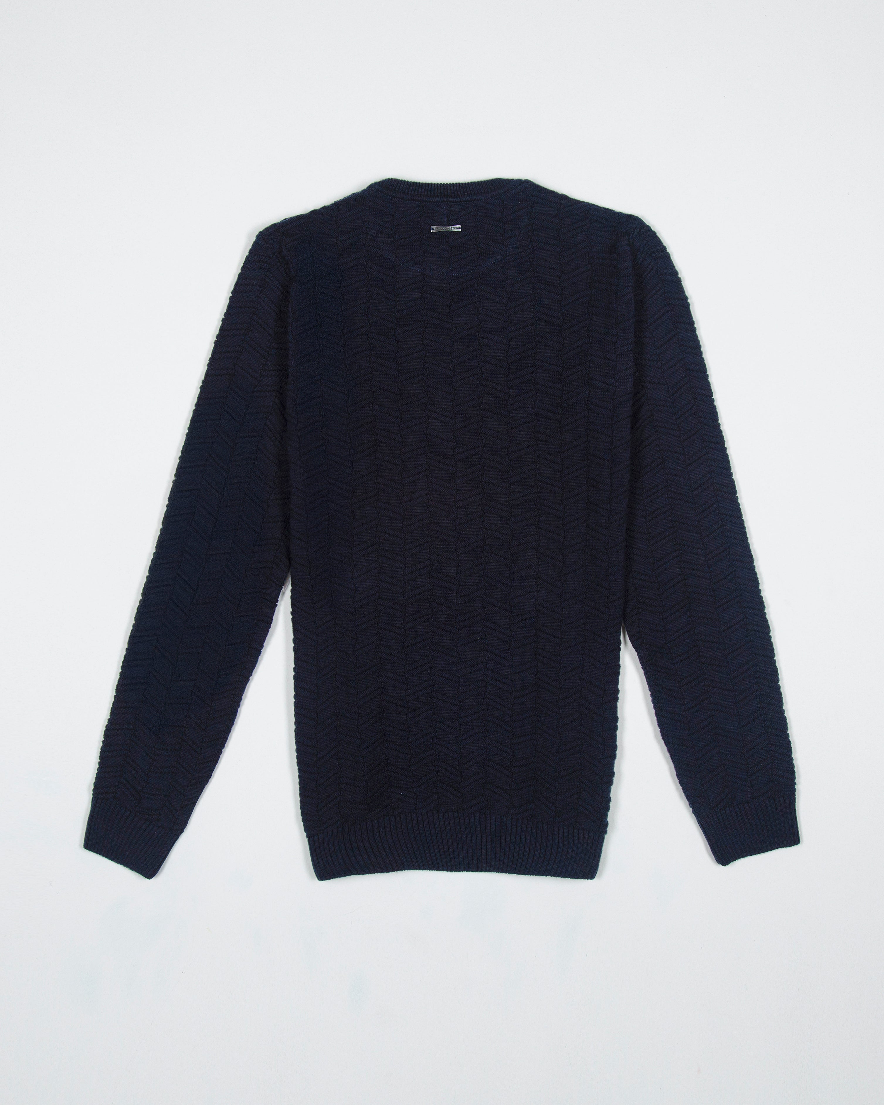 SACO ESPINA DE PEZ ALGODÓN AZUL OSCURO_02152