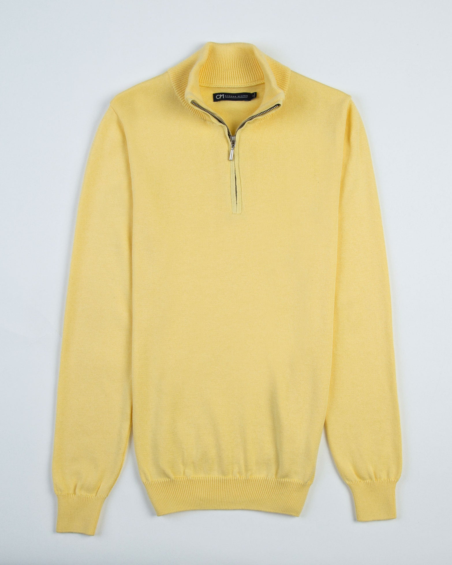 SACO HALF ZIP ALGODÓN AMARILLO_02167