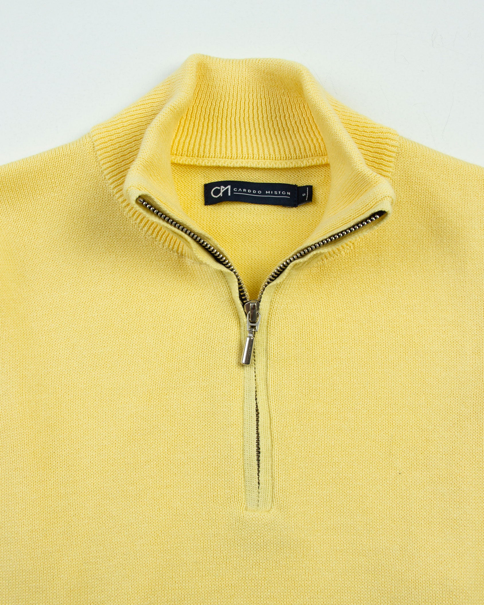 SACO HALF ZIP ALGODÓN AMARILLO_02167