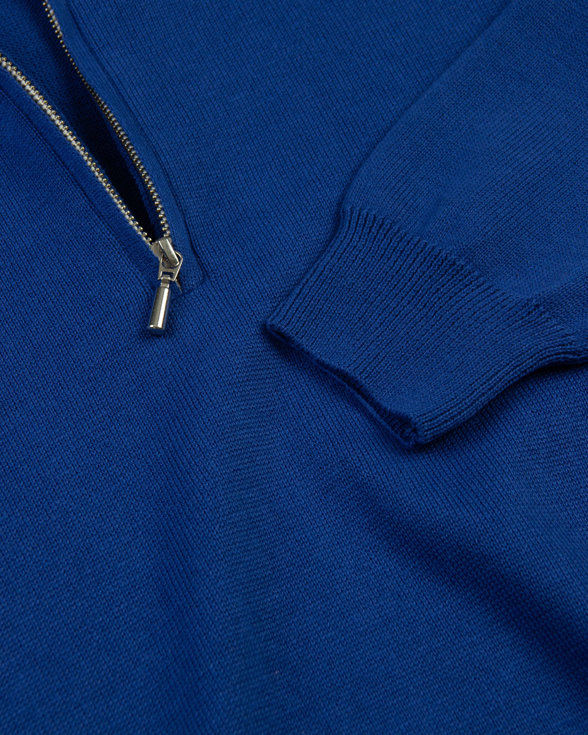 SACO HALF ZIP ALGODÓN AZUL ROYAL_02160