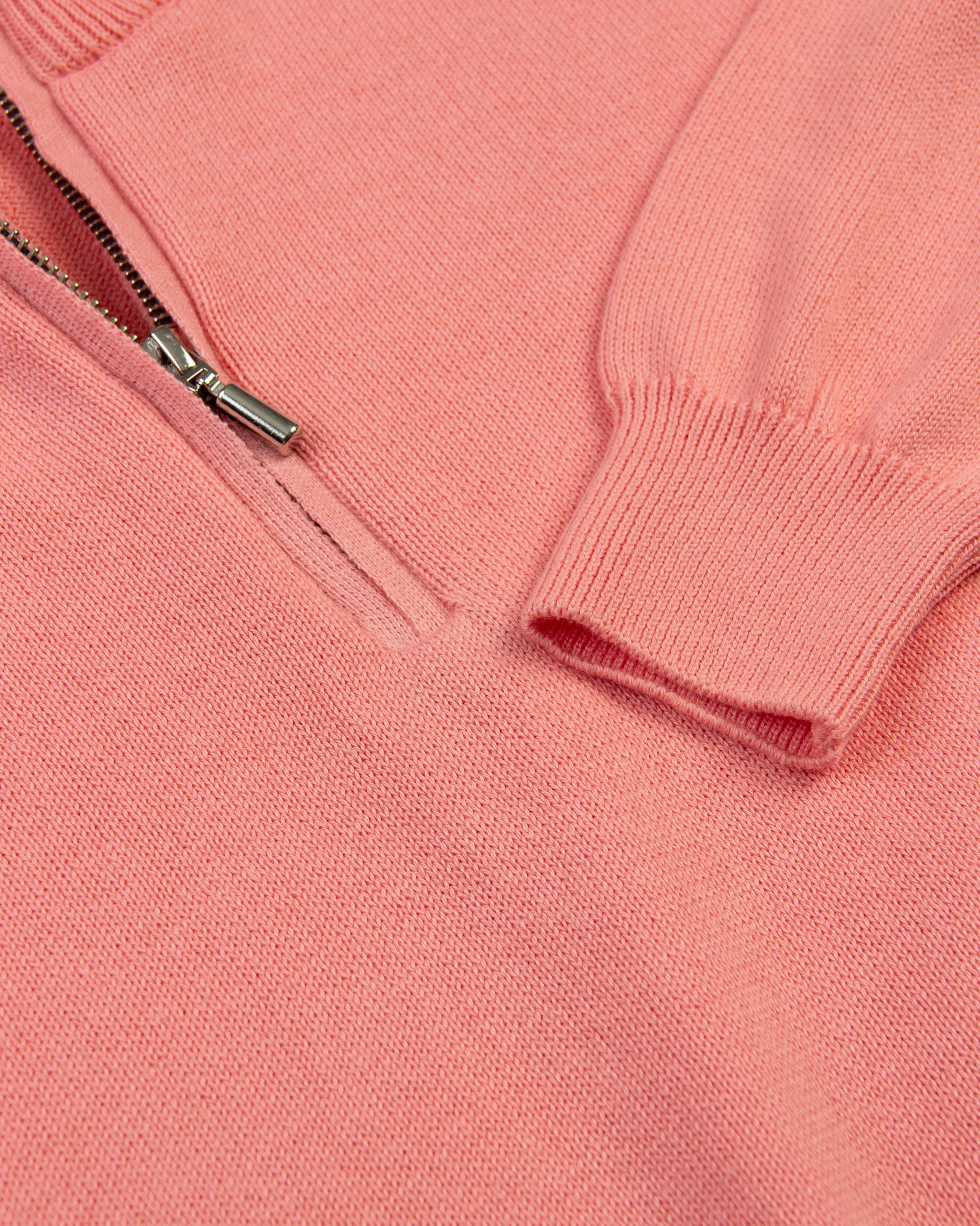 SACO HALF ZIP ALGODÓN CORAL_02168