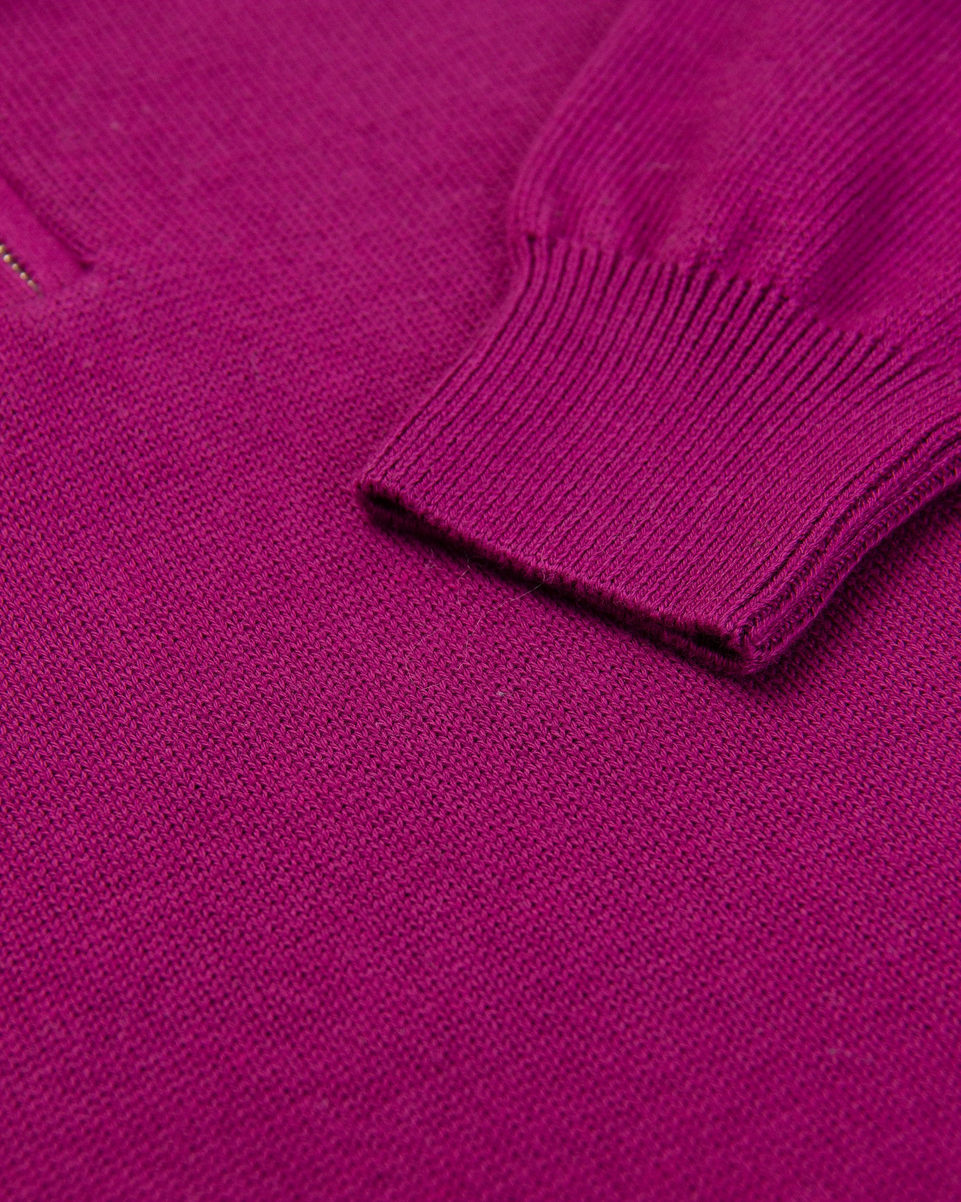 SACO HALF ZIP ALGODÓN MAGENTA_02166